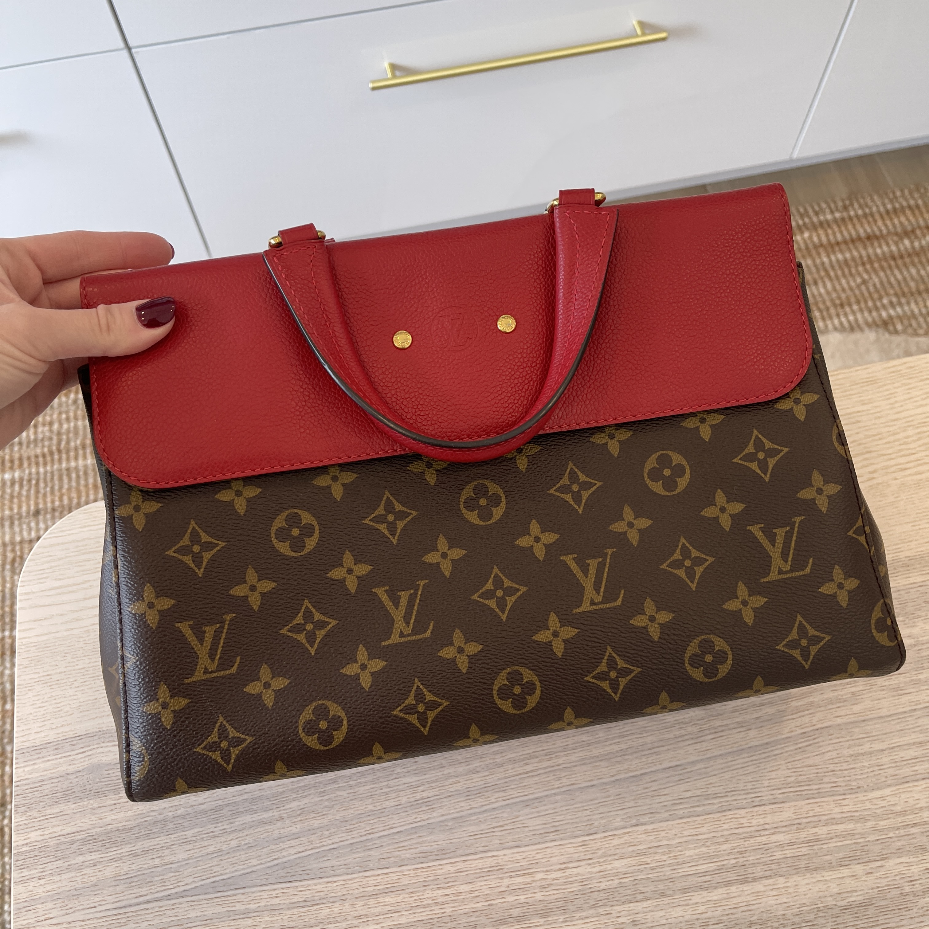 Louis Vuitton Venus Handbag Monogram Canvas and Leather Brown 77346223