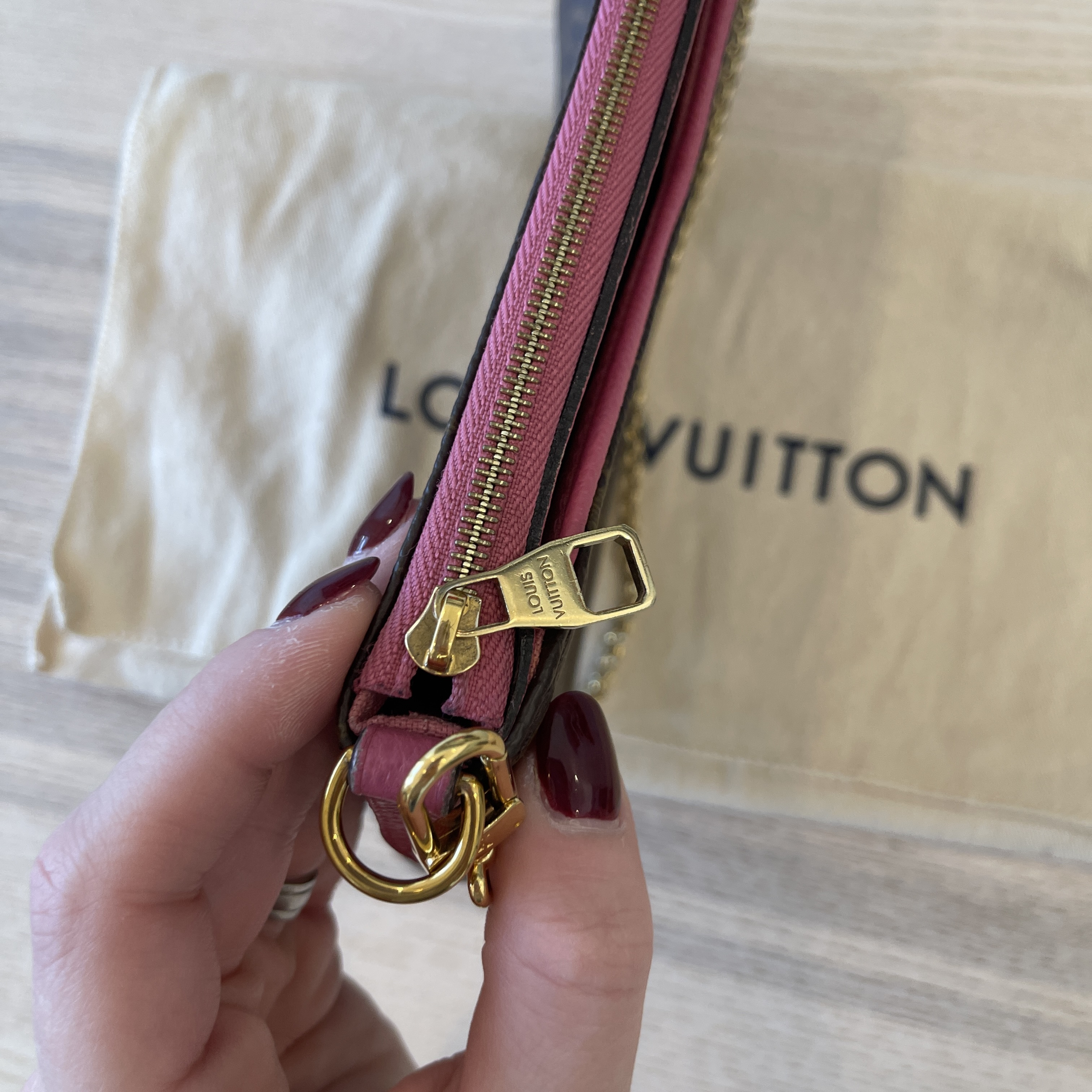 Louis Vuitton Monogram Pallas Clutch Pink – STYLISHTOP