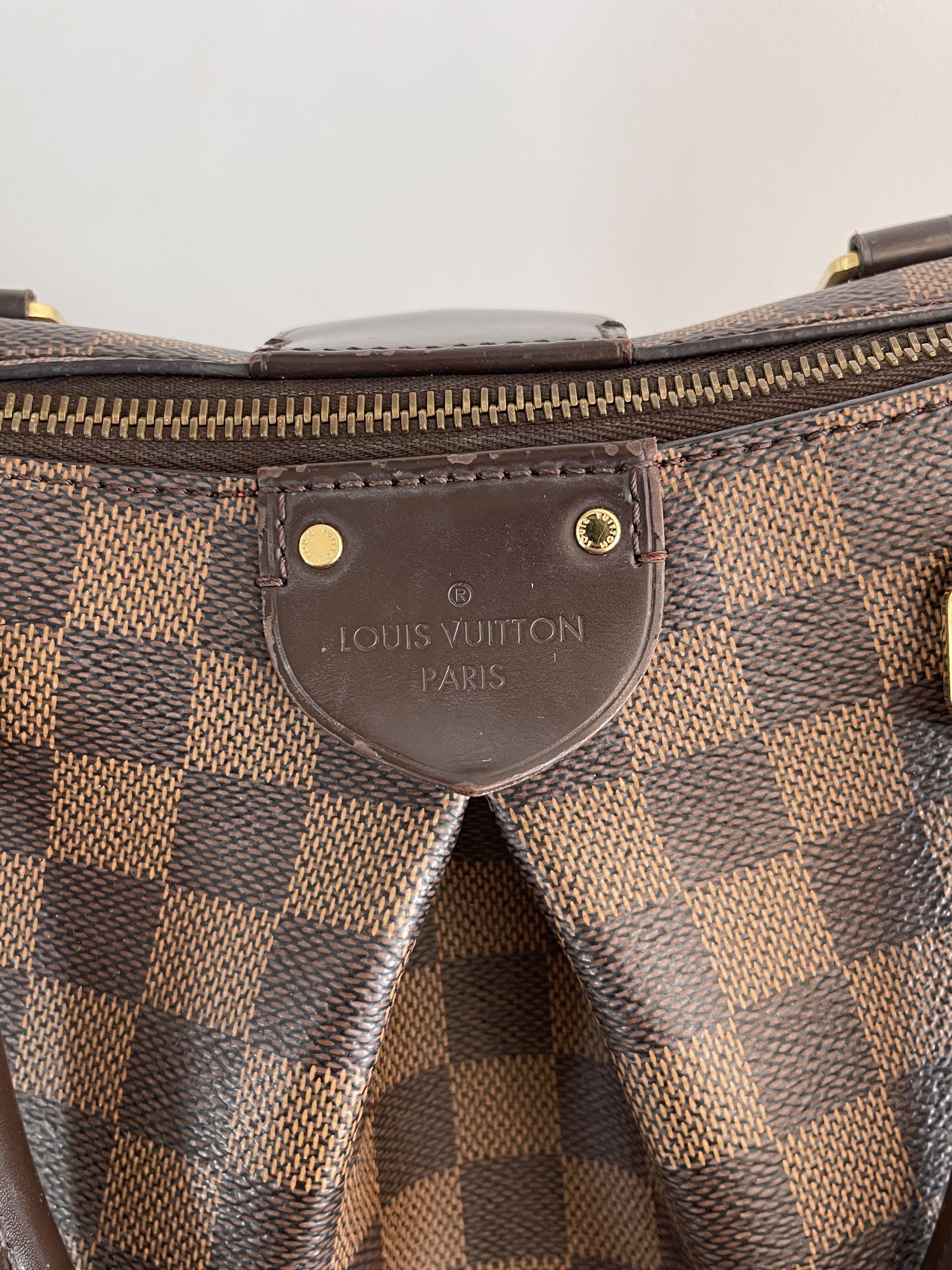 Louis Vuitton Siena MM Shoulder Bag Damier Ebene GHW
