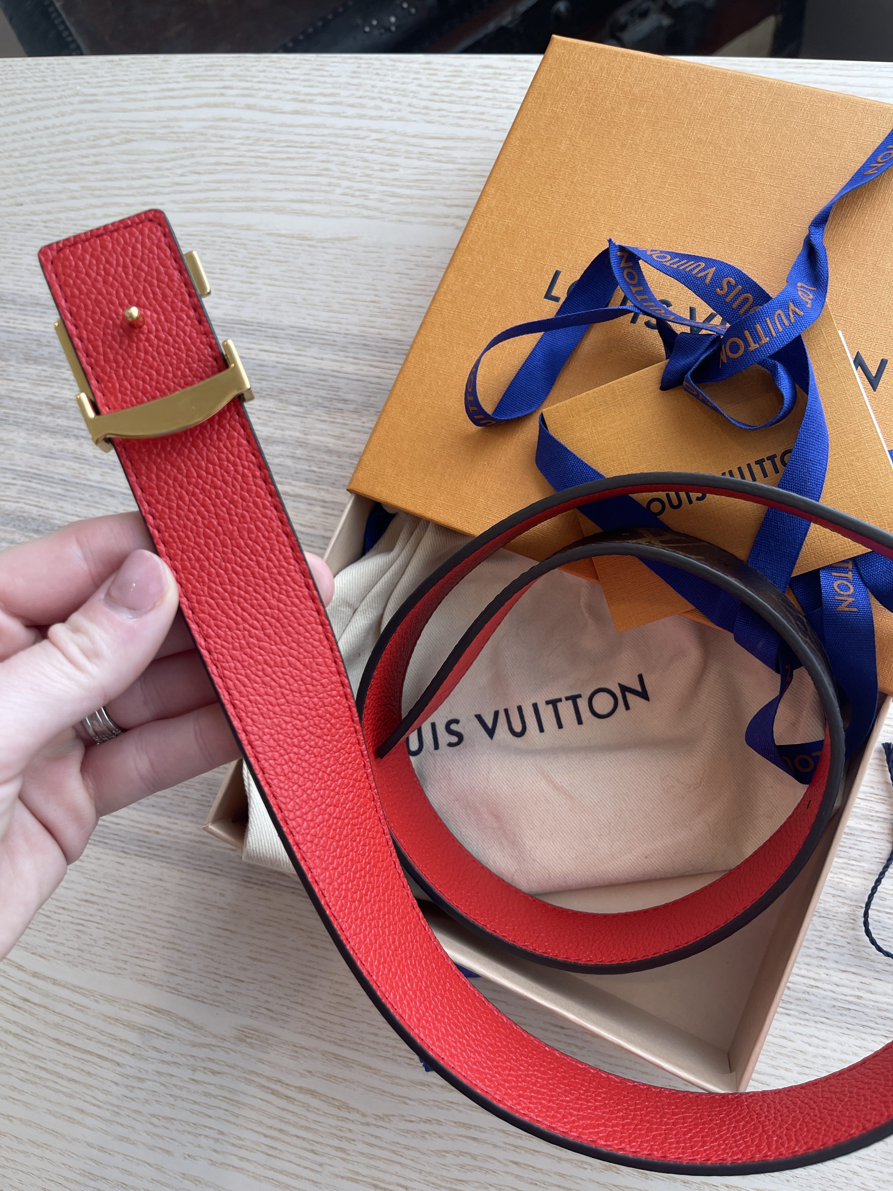 Louis Vuitton 2013 Initiales 30MM Reversible Belt - Brown Belts,  Accessories - LOU809298