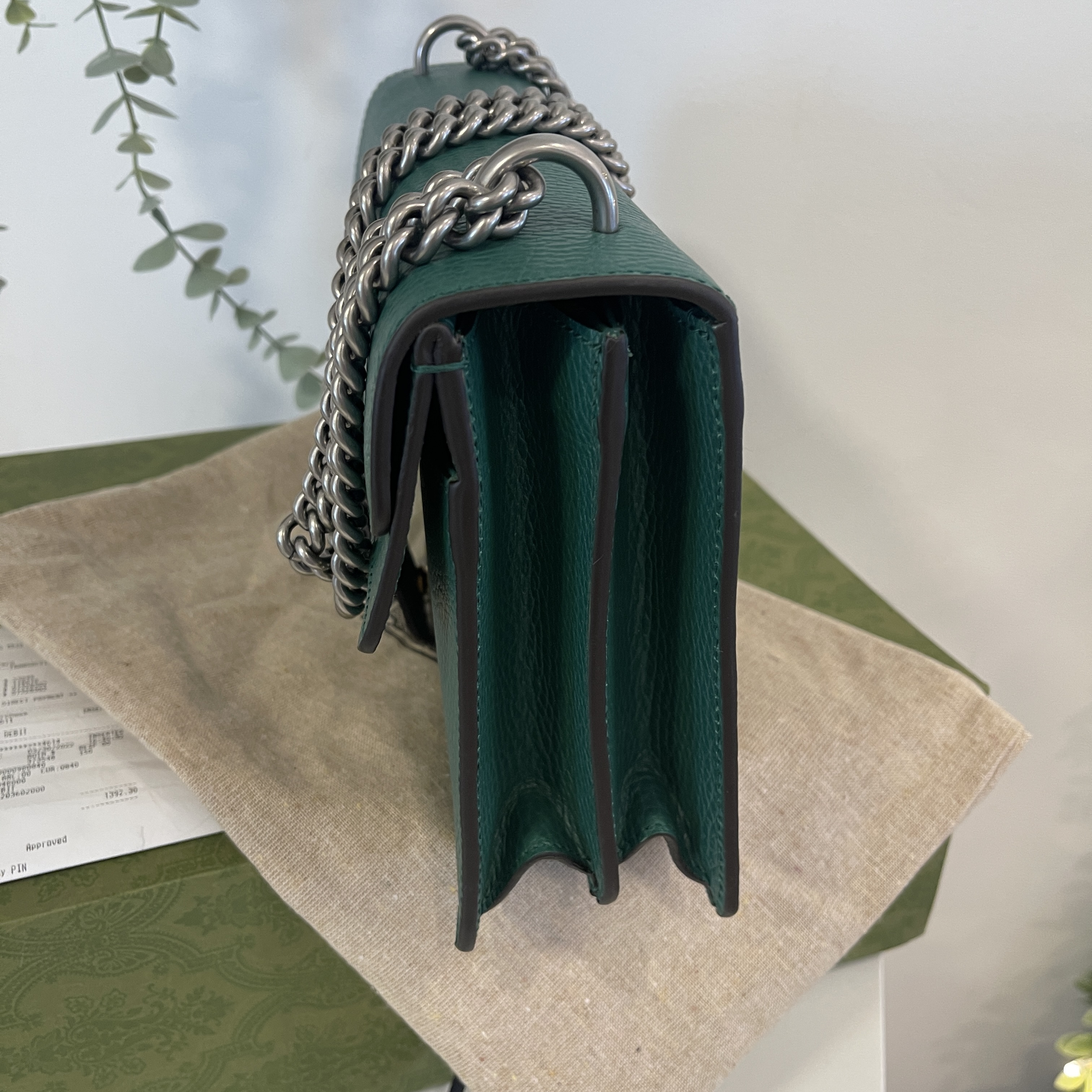 GUCCI Dionysus Shoulder Bag Green & Emerald – COCOON