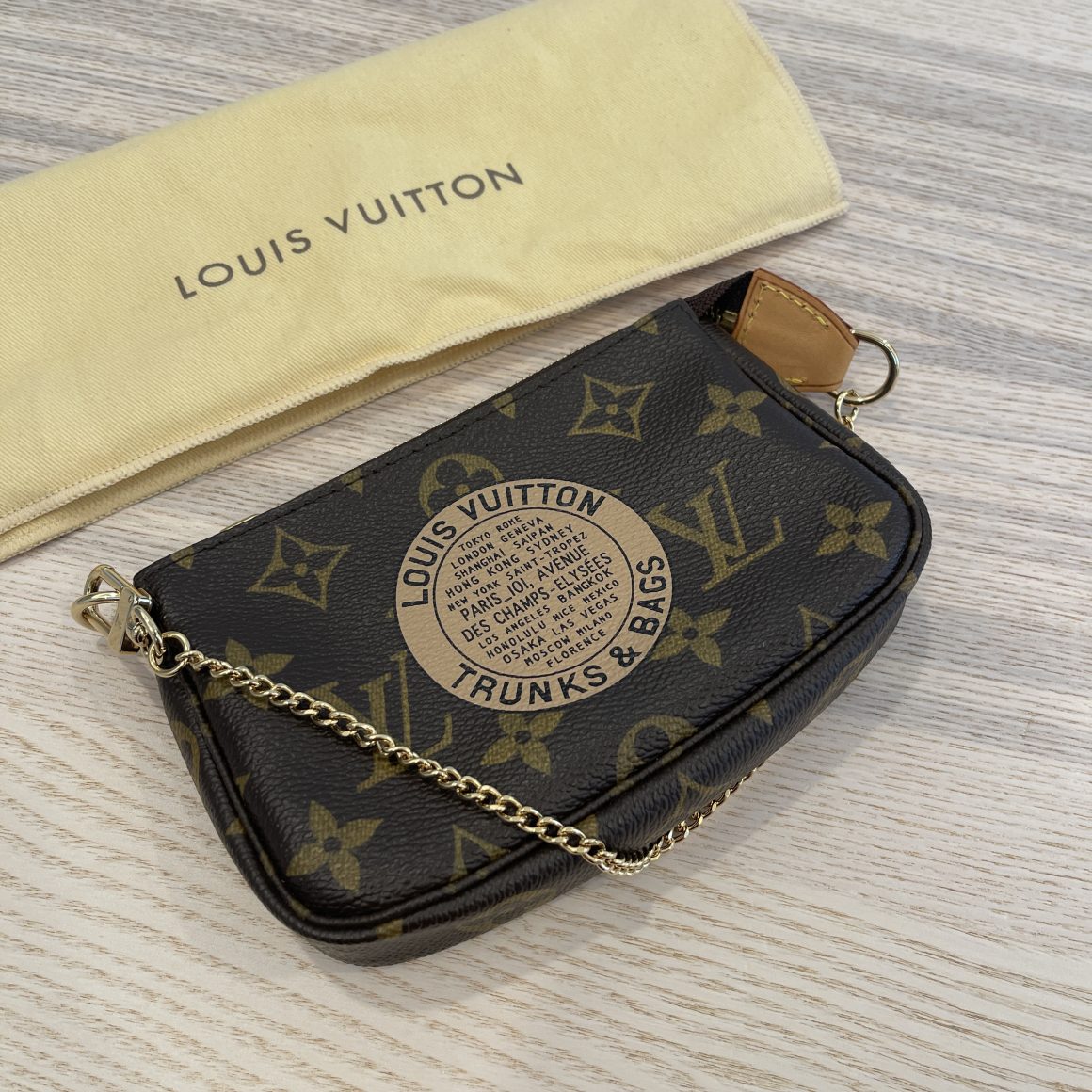 LOUIS VUITTON Monogram Complice Trunks & Bags Wallet Beige 278041