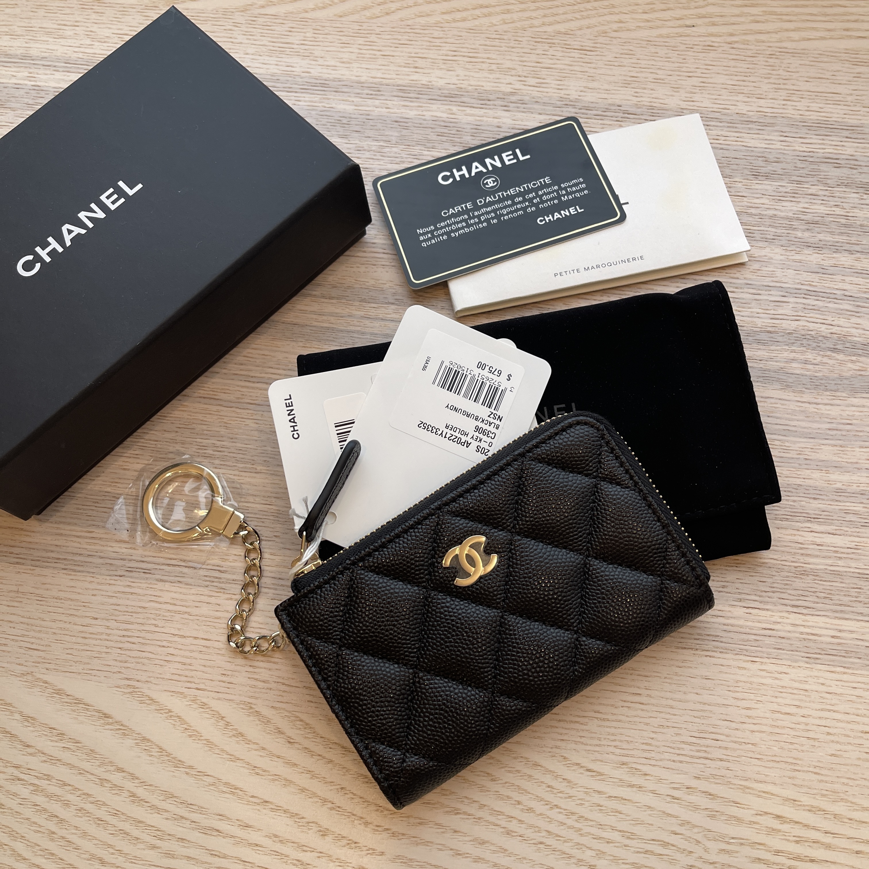 chanel key cover