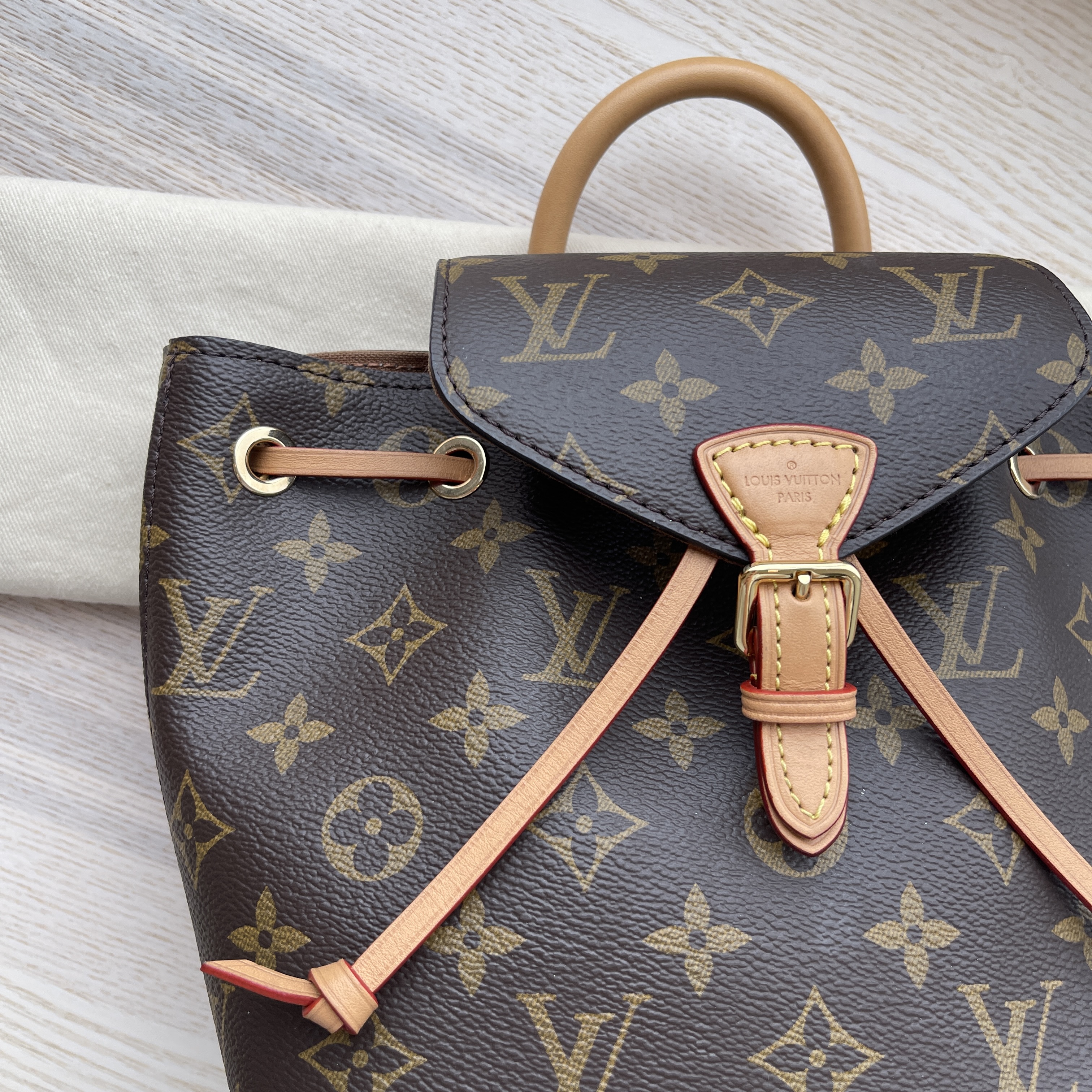 Louis Vuitton Montsouris BB Backpack in Classic Monogram Canvas, Luxury,  Bags & Wallets on Carousell