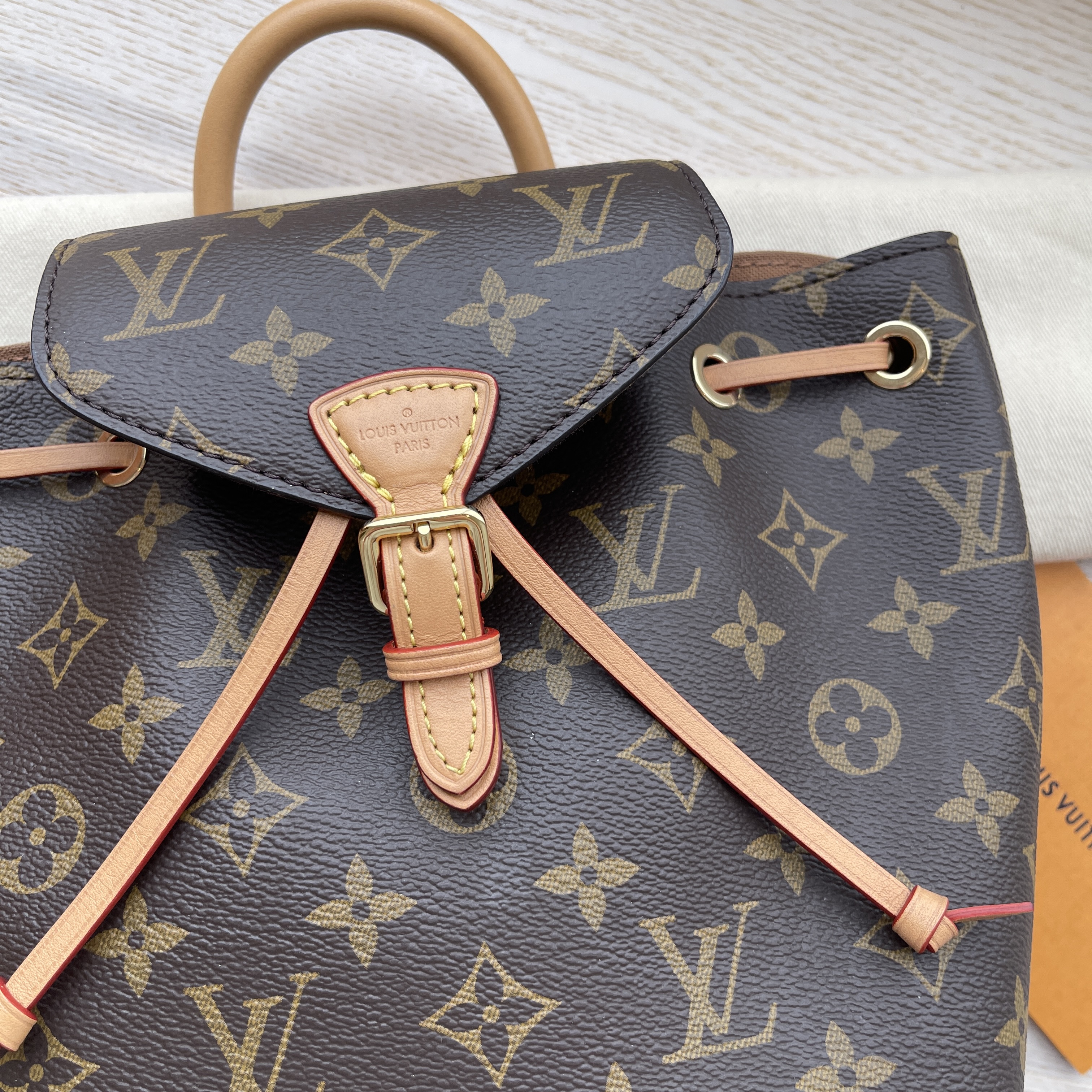 Louis Vuitton montsouris bb, Luxury, Bags & Wallets on Carousell