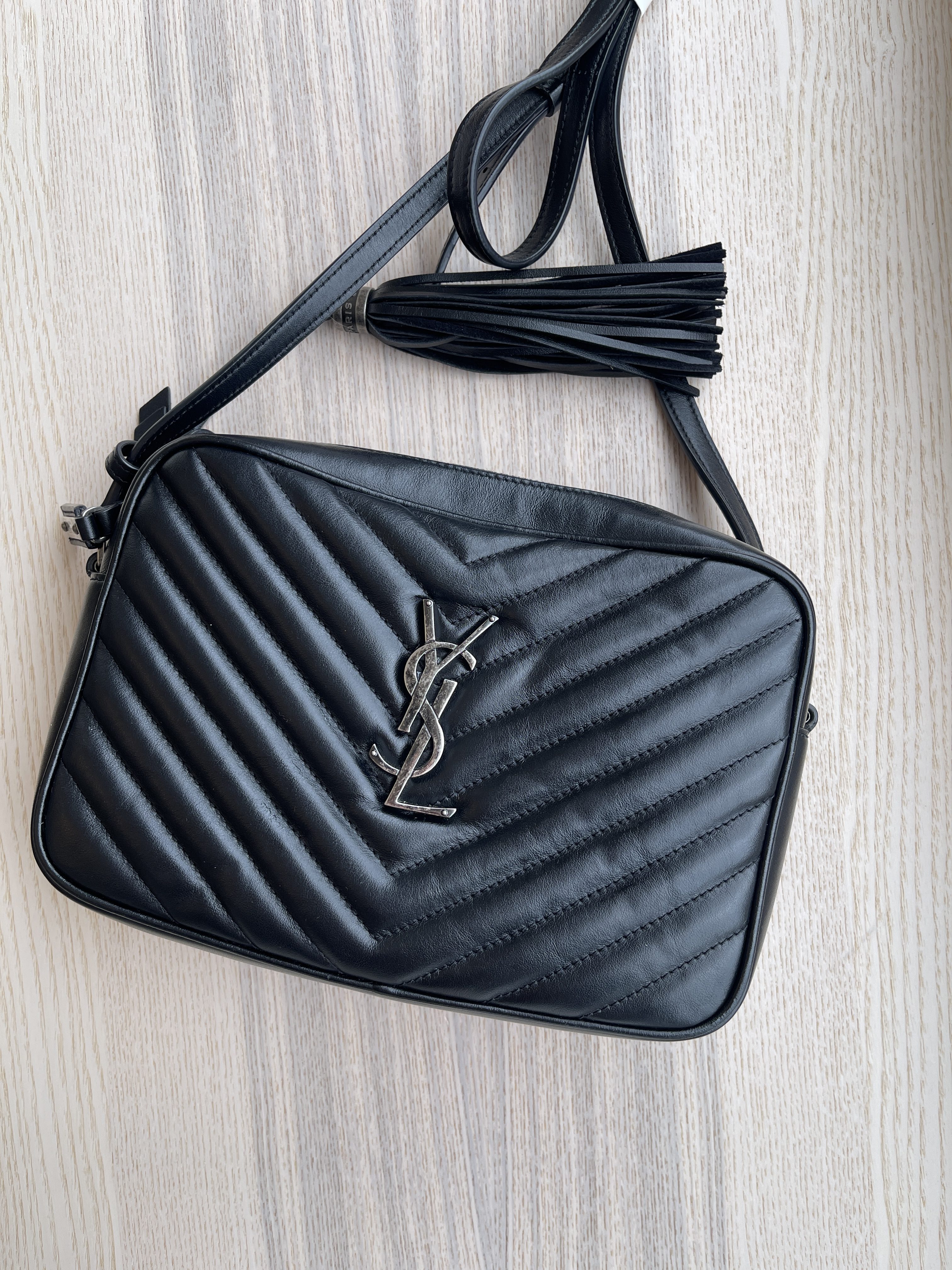 Saint Laurent Small Lou Lou bag in Black with Silver Hardware – Love A  Preloved
