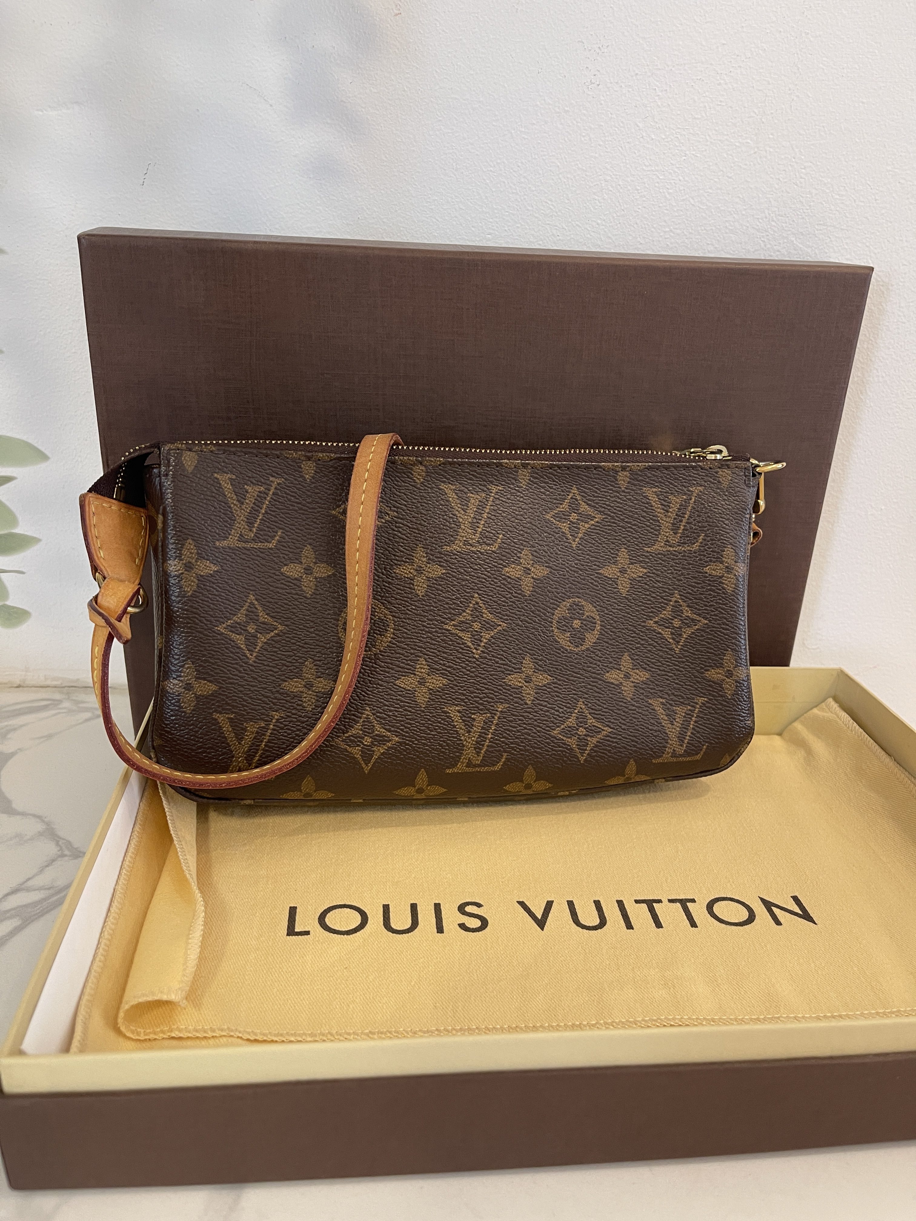🔥NEW LOUIS VUITTON Large Pochette Accessories Monogram Pouch Bag HOT GIFT❤️