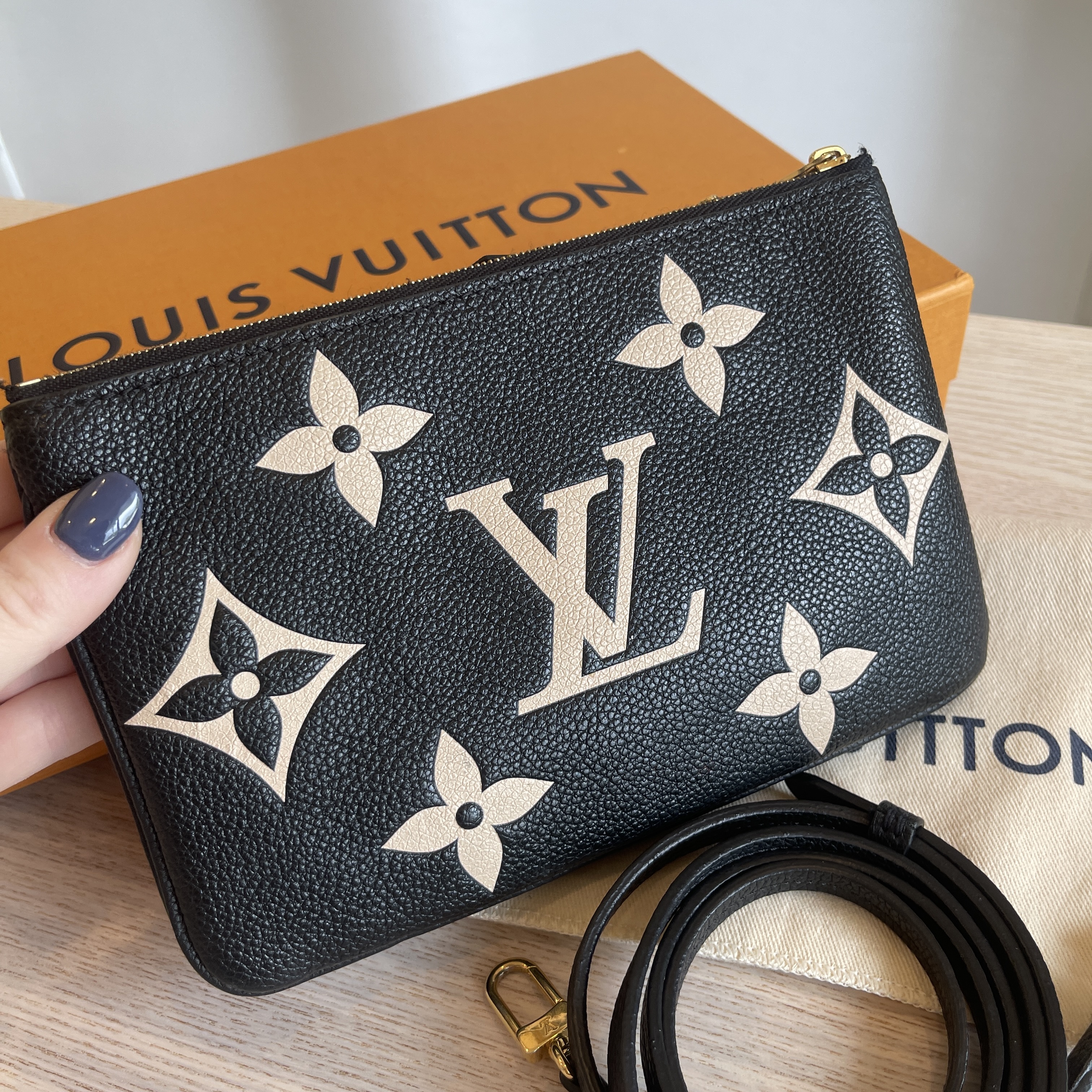 Louis Vuitton Bicolor Monogram Twice Pochette Bag – The Closet