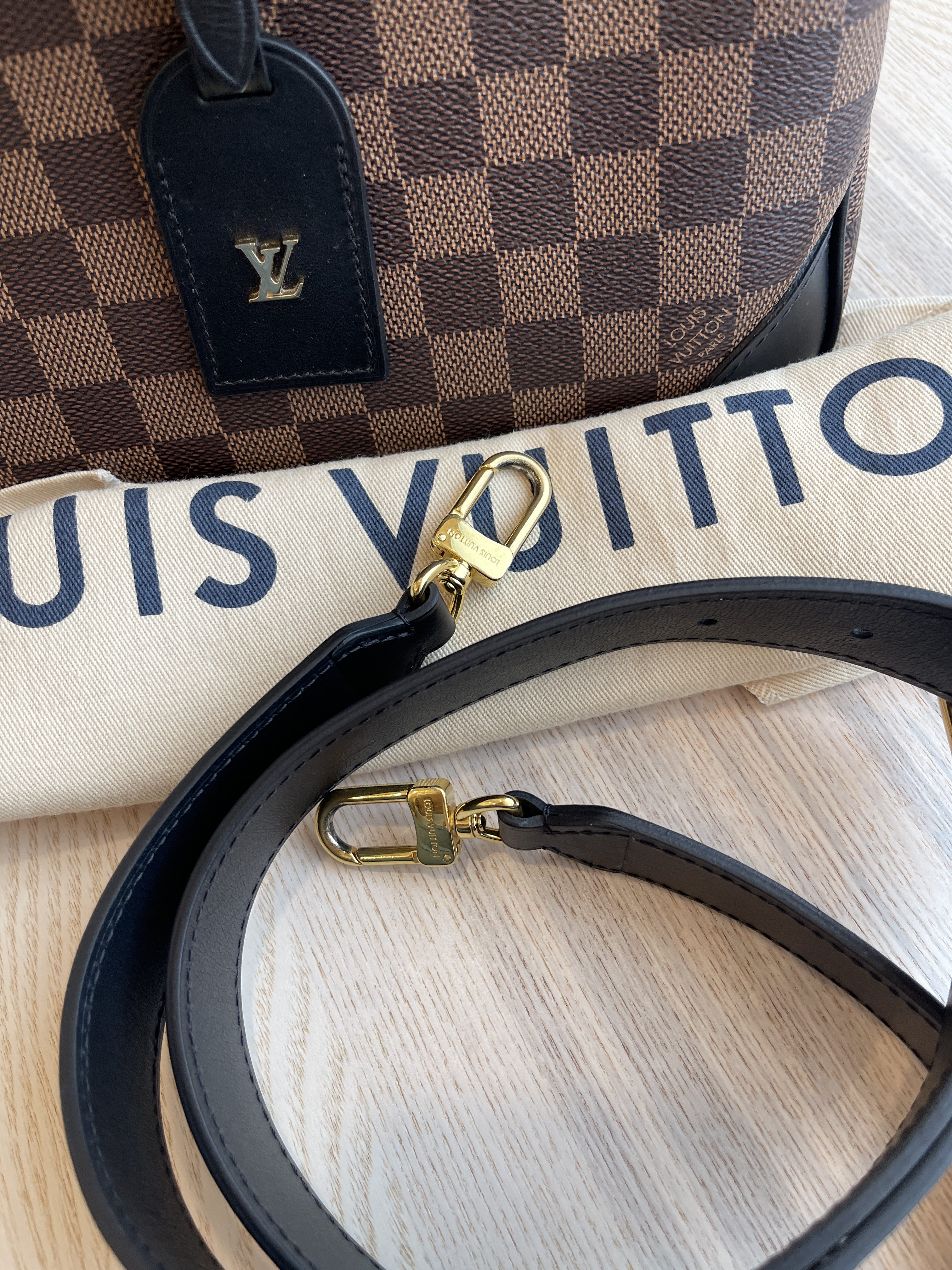 Louis Vuitton Odeon PM Damier Ebene Noir, Luxury, Bags & Wallets on  Carousell