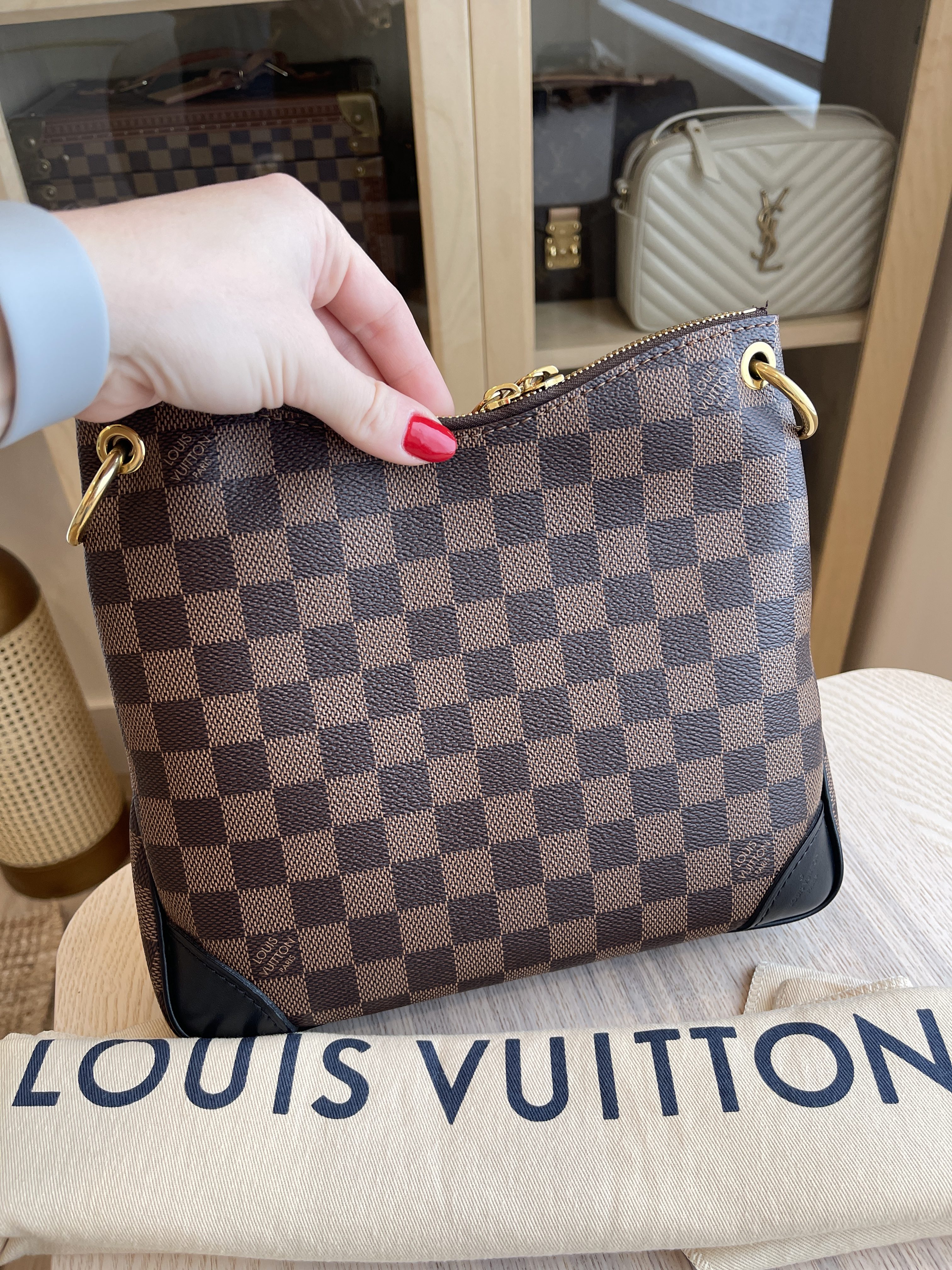 Louis Vuitton Damier Ebene Odeon Tote PM - Brown Handle Bags, Handbags -  LOU730355