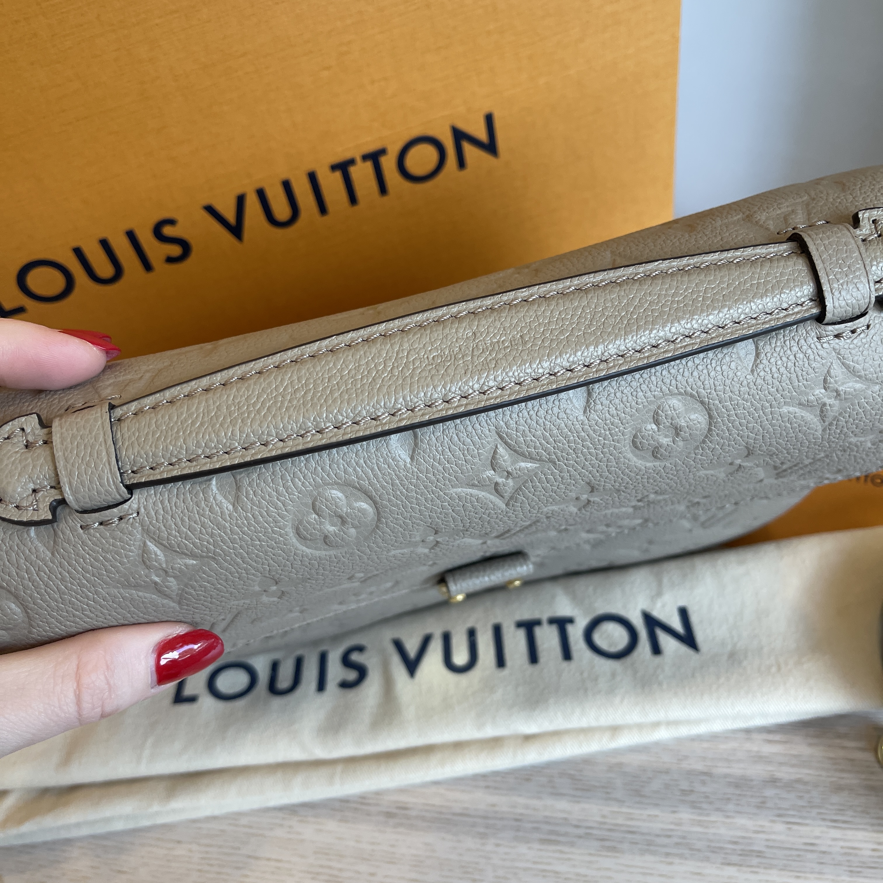 Louis Vuitton Pochette Métis in Limited Edition color Turtledove