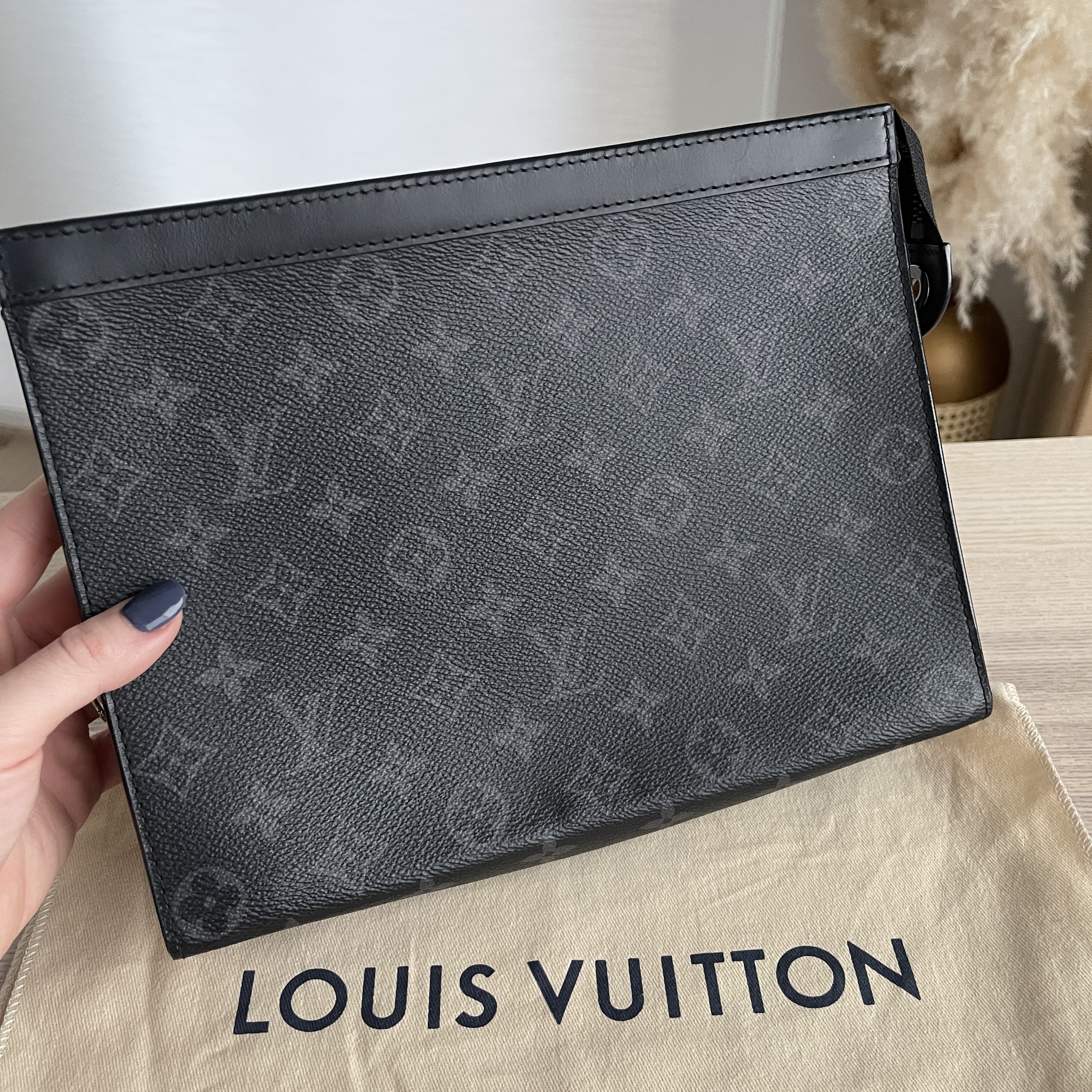 Louis Vuitton Monogram Eclipse Pochette Voyage MM – LuxuryPromise
