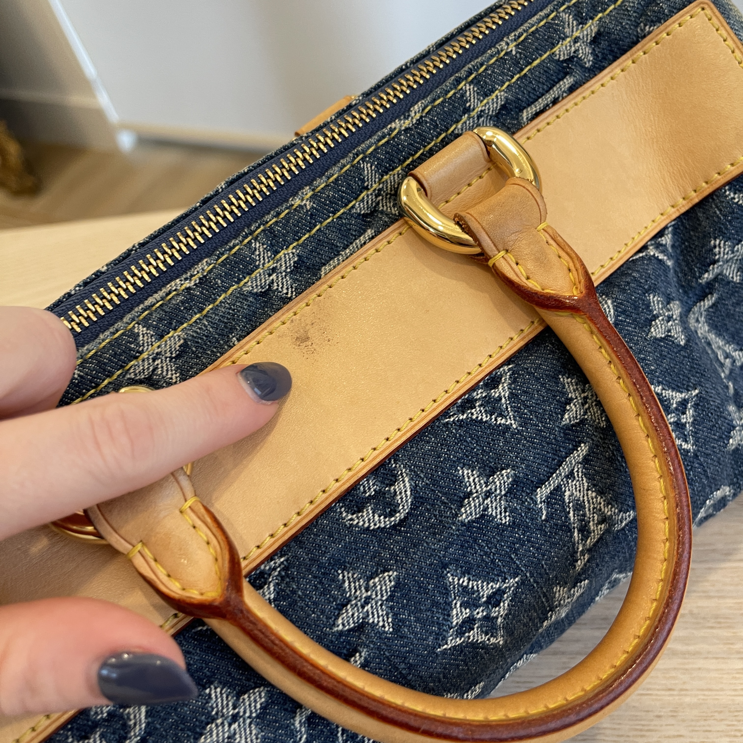Louis Vuitton Monogram Denim Neo Speedy - Blue Handle Bags, Handbags -  LOU742085