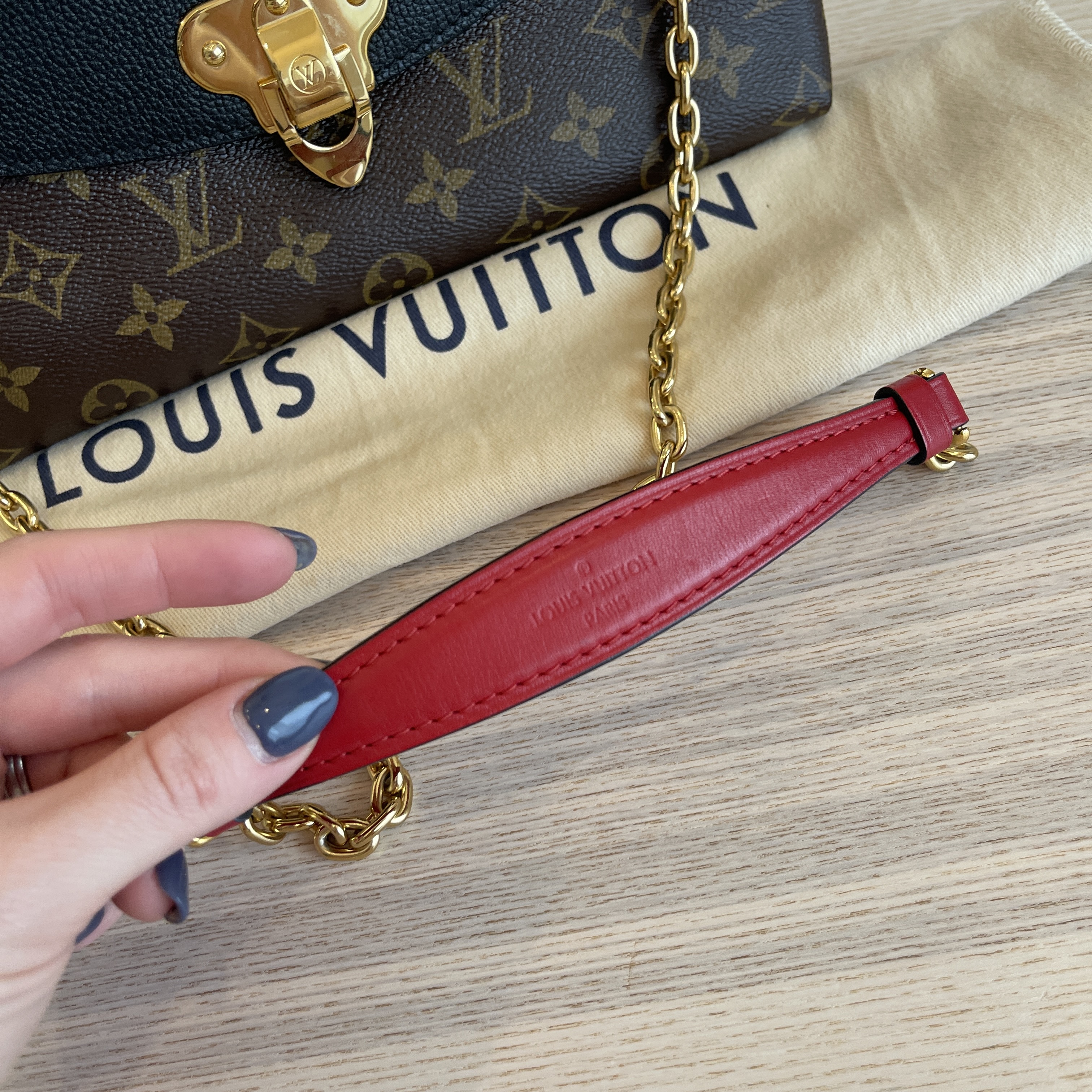 Louis Vuitton Saint Placide Monogram Red – ＬＯＶＥＬＯＴＳＬＵＸＵＲＹ