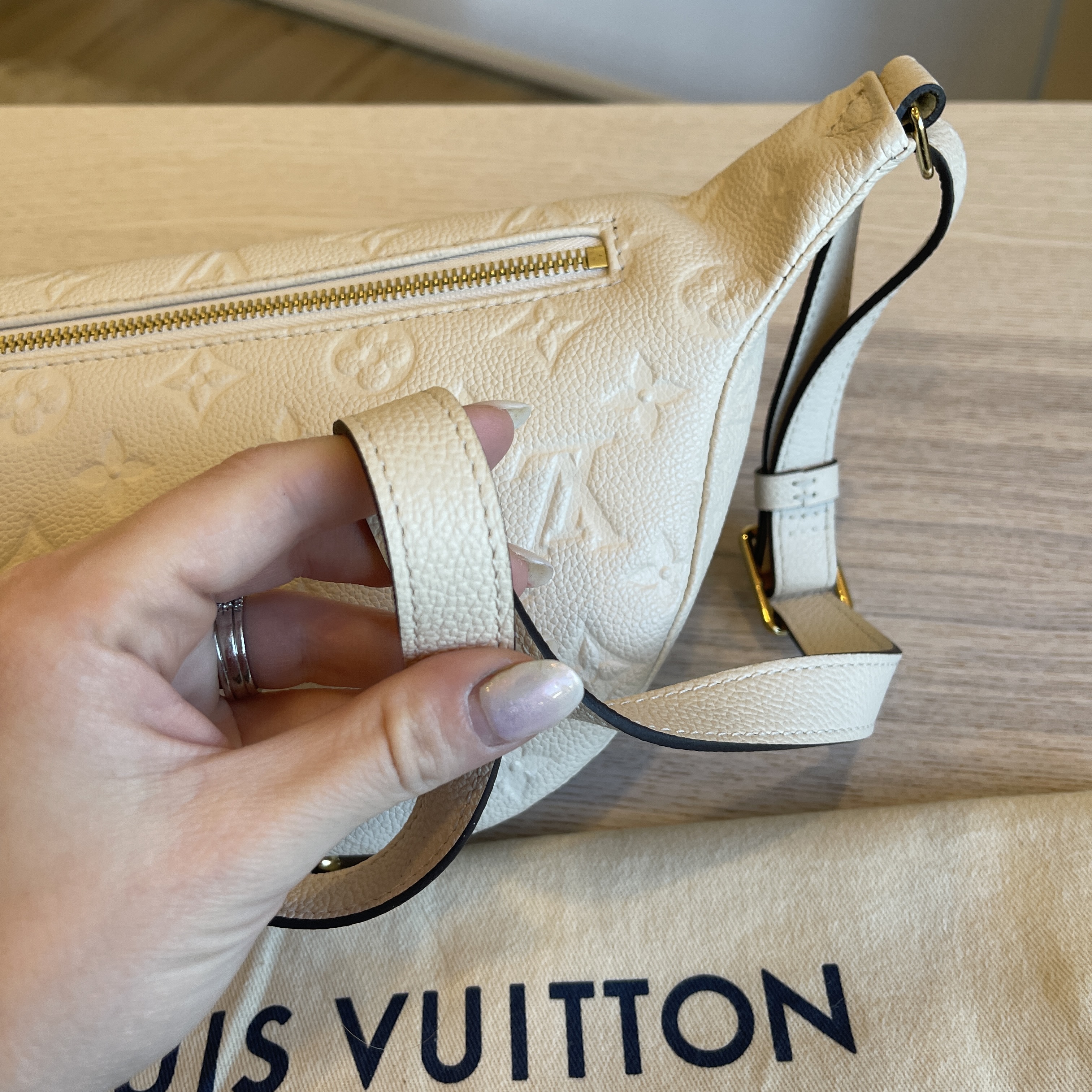 Louis Vuitton Empreinte BumBag Creme