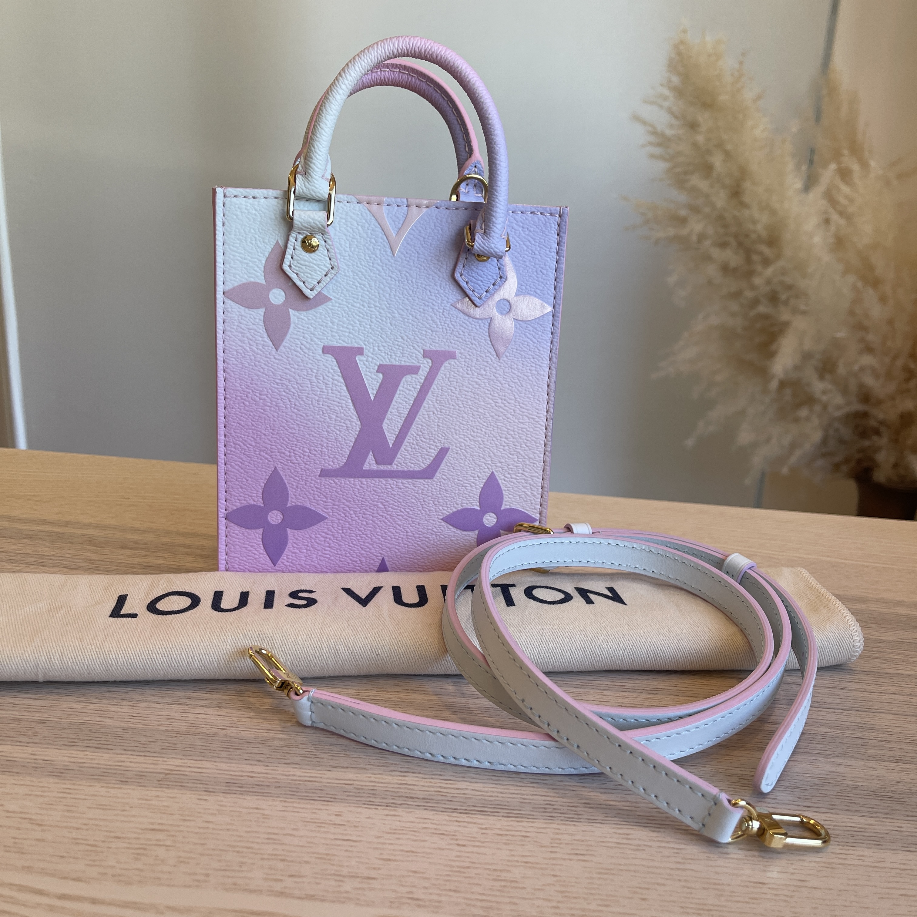 Louis Vuitton Monogram Giant Spring In The City Petit Sac Plat Sunrise  Pastel