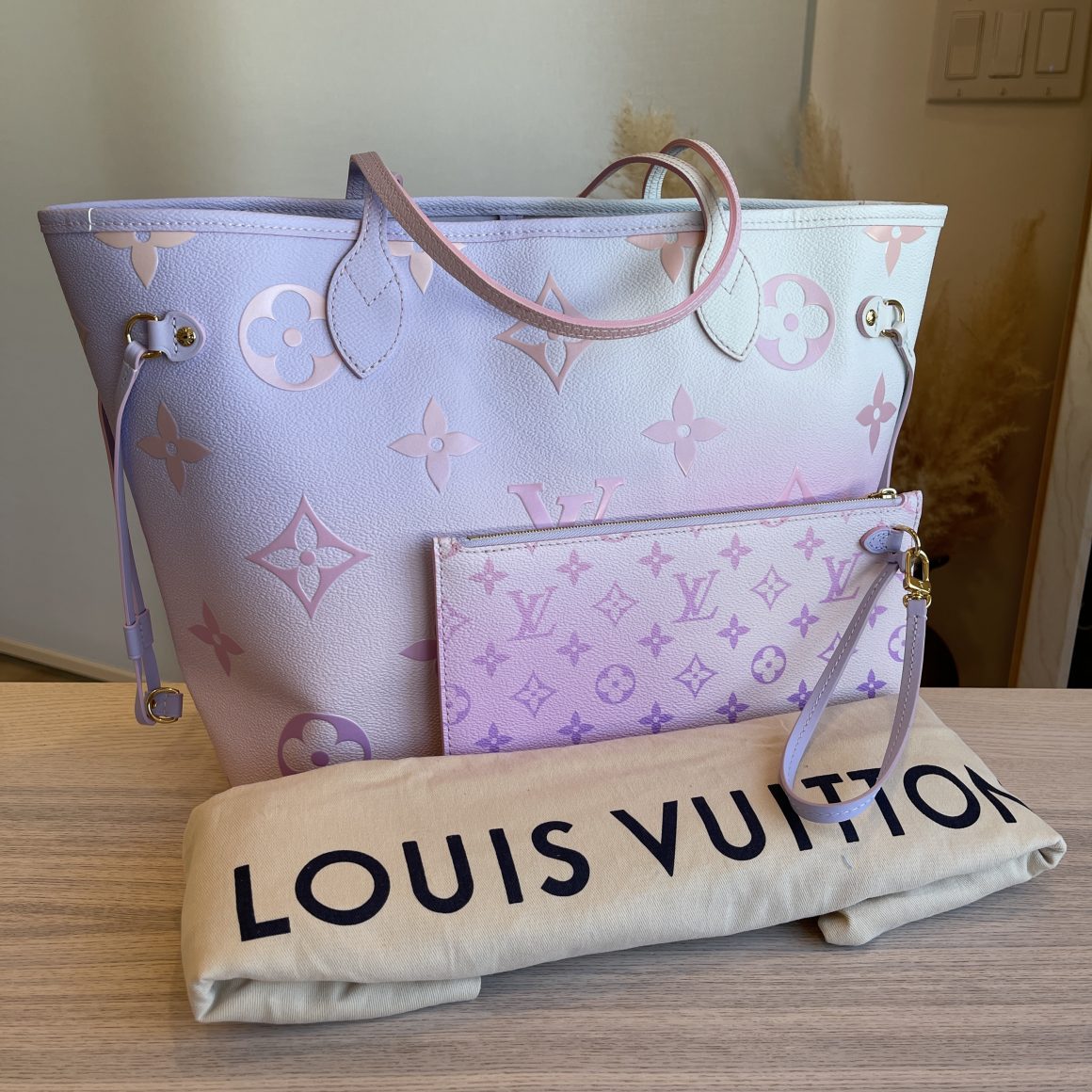 Louis Vuitton Neverfull NM Tote Spring in the City Monogram Giant