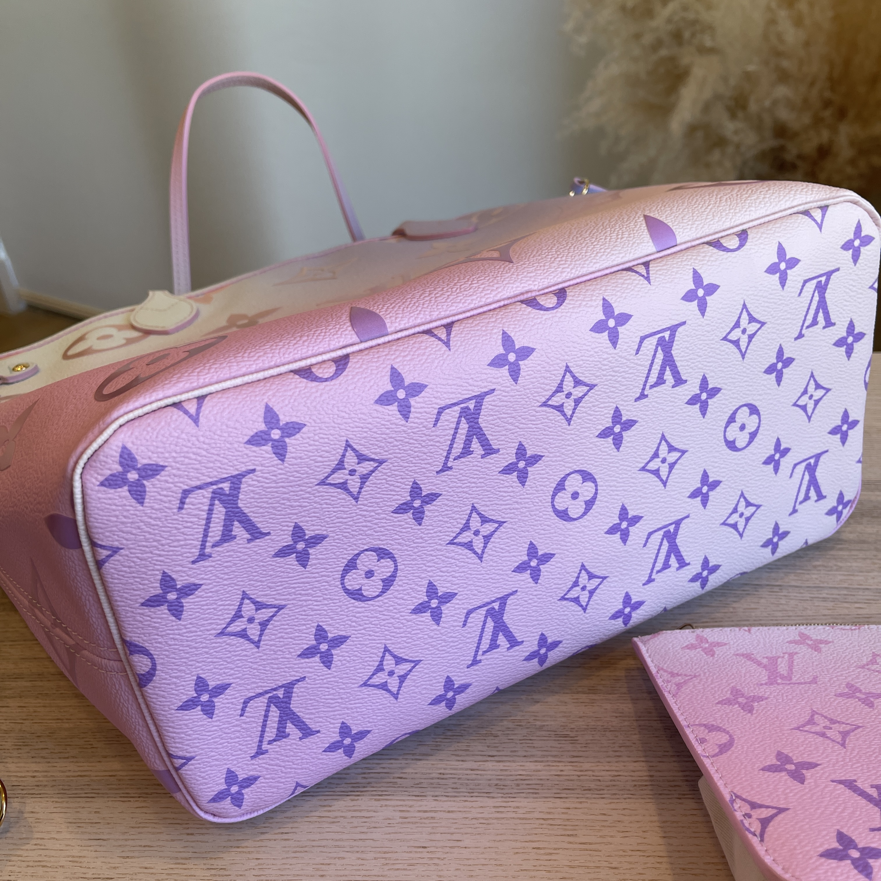 LOUIS VUITTON Monogram Giant Spring In The City Neverfull MM Sunrise Pastel  | FASHIONPHILE