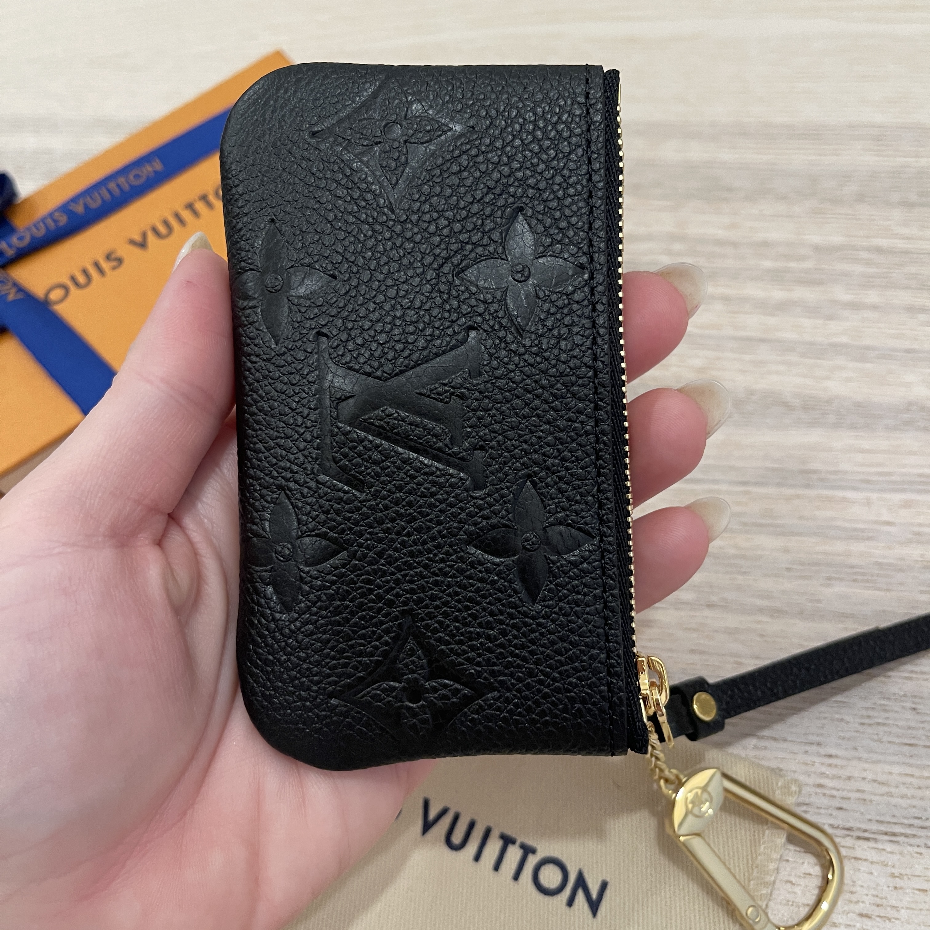 Louis Vuitton Empreinte Key Pouch Noir Black – QUEEN MAY