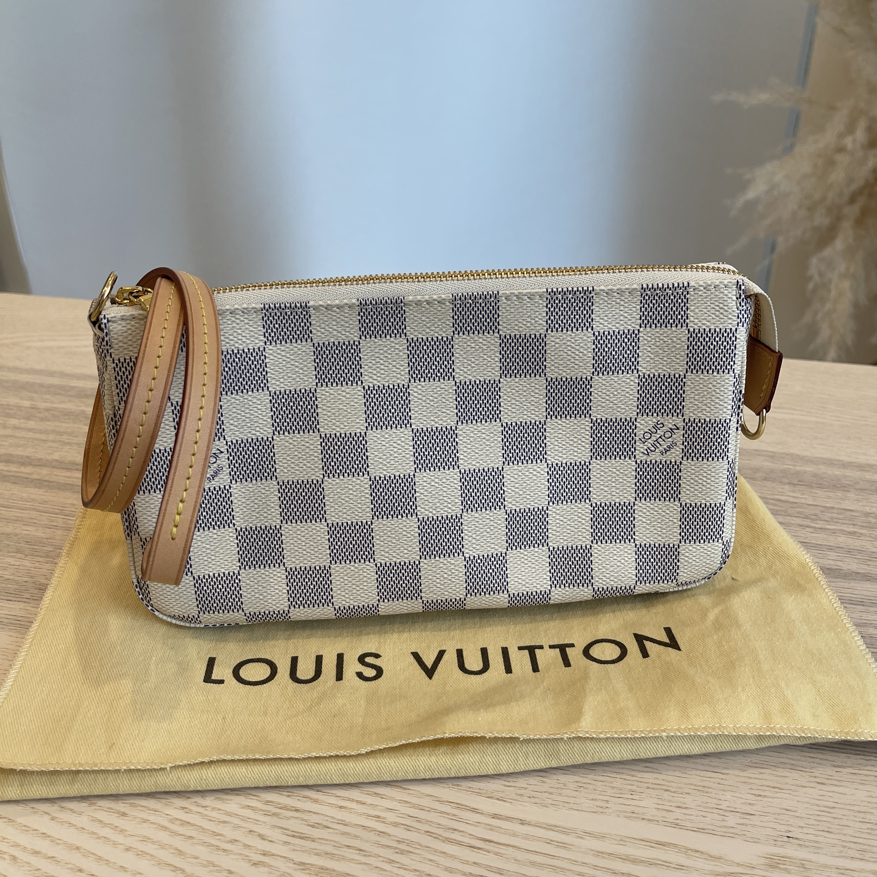 Louis Vuitton Damier Azur Pochette Accessories NM