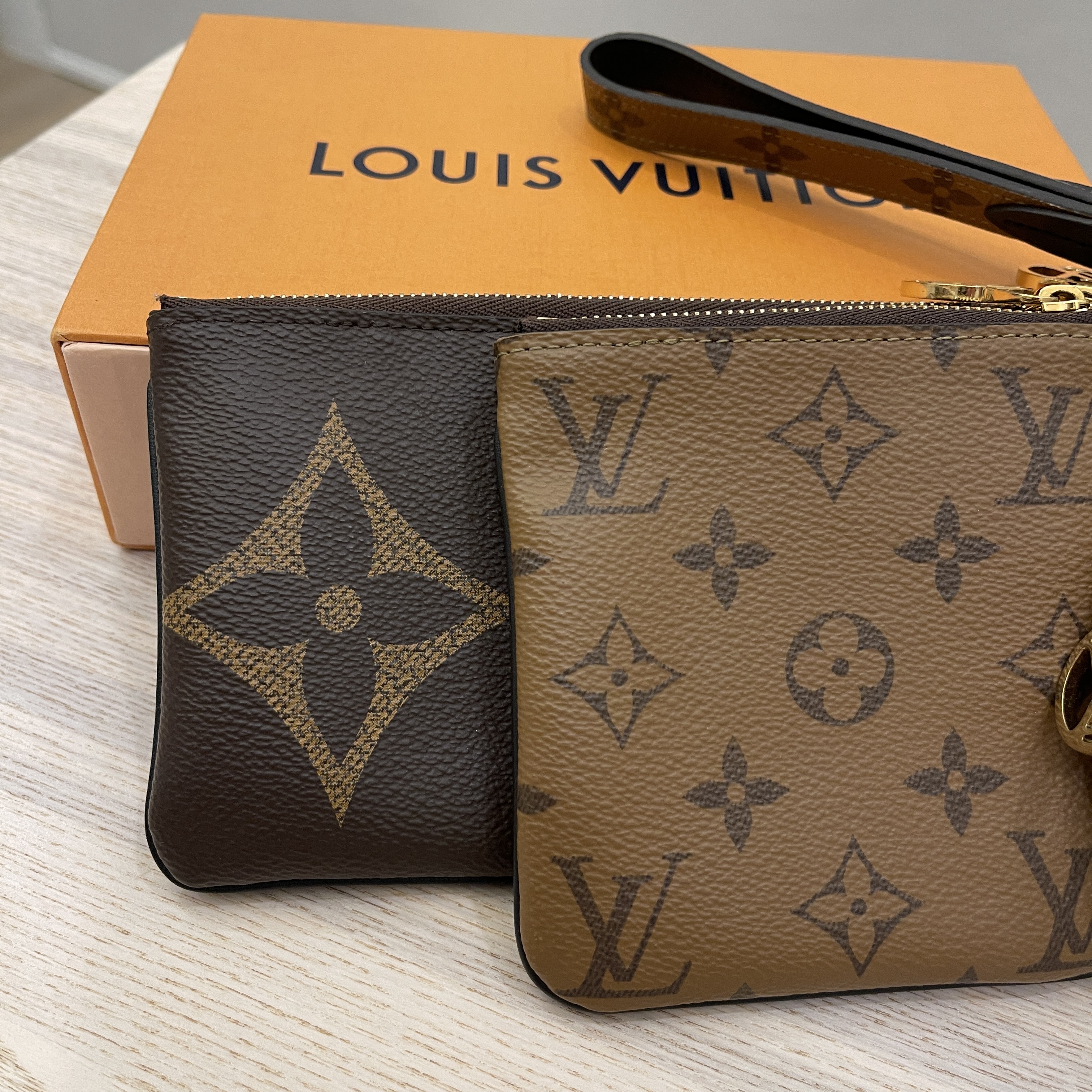 Louis Vuitton Ultra Rare Triple Pouch Trio Tote Bag 6LVS1218