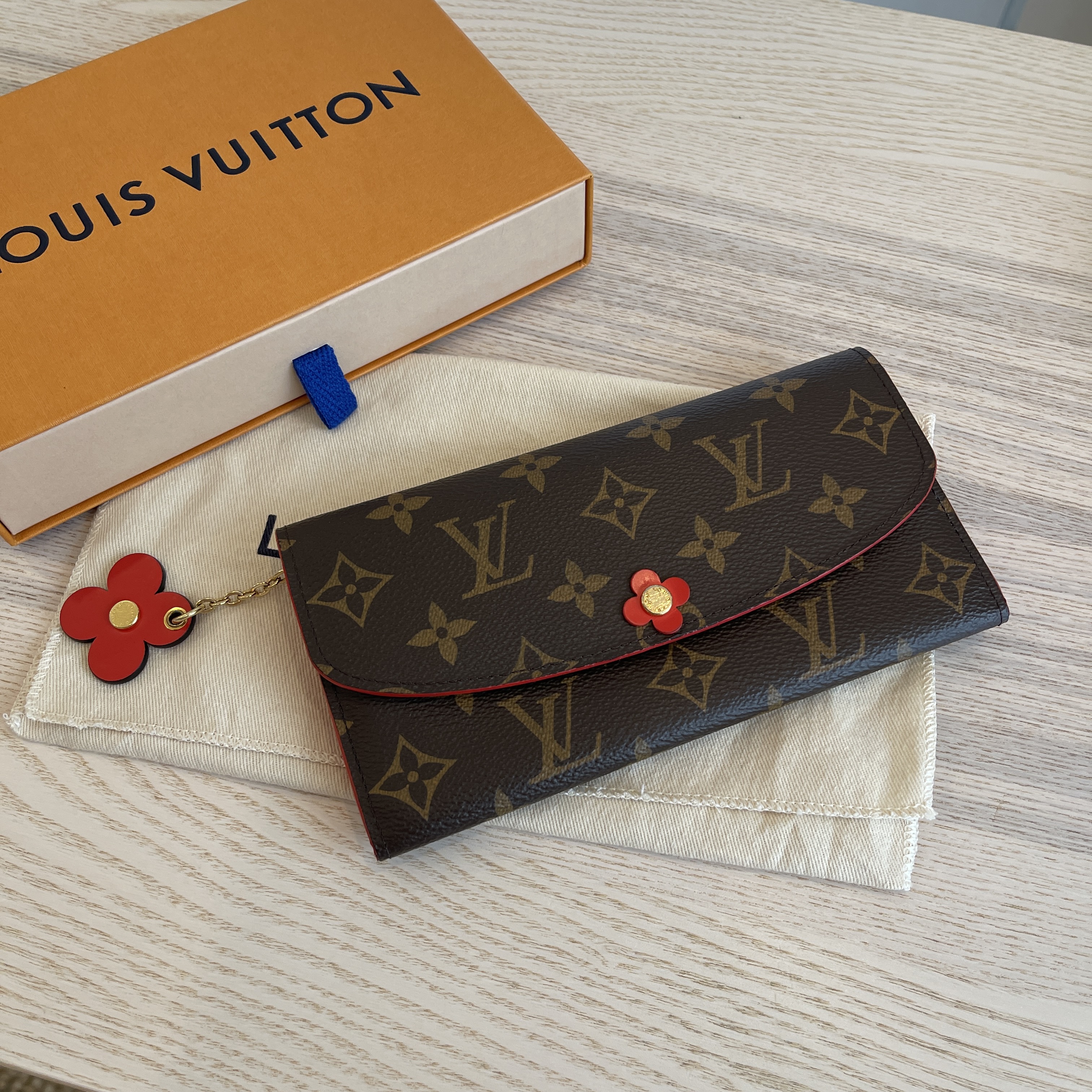 Louis Vuitton Monogram Bloom Flower Emilie Wallet – Coco Approved Studio