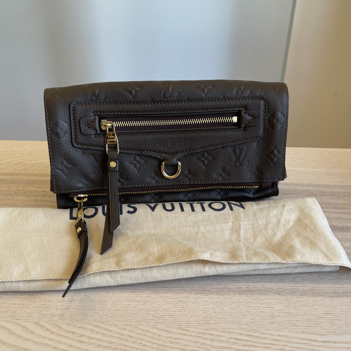 Louis Vuitton, Bags, Louis Vuitton Petillante Monogram Empreinte Clutch  In Ombr Excellent Condition