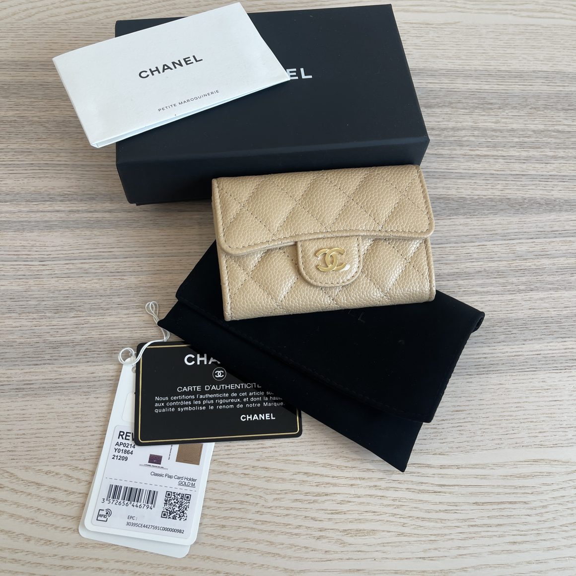 CHANEL Beige Women's ID and Badge Holders for sale