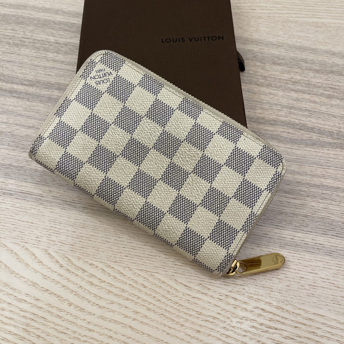 Louis Vuitton Damier Azur Compact Zippy Wallet - A World Of Goods