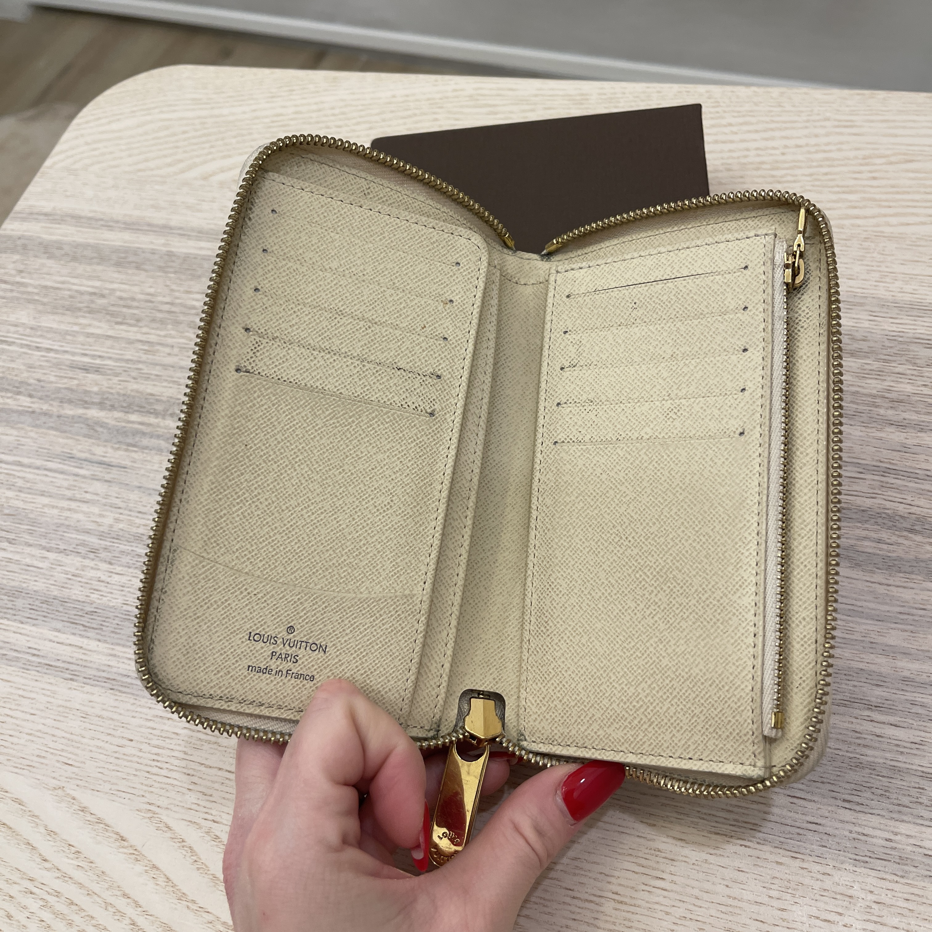 Louis Vuitton Damier Azur Zippy Compact Wallet
