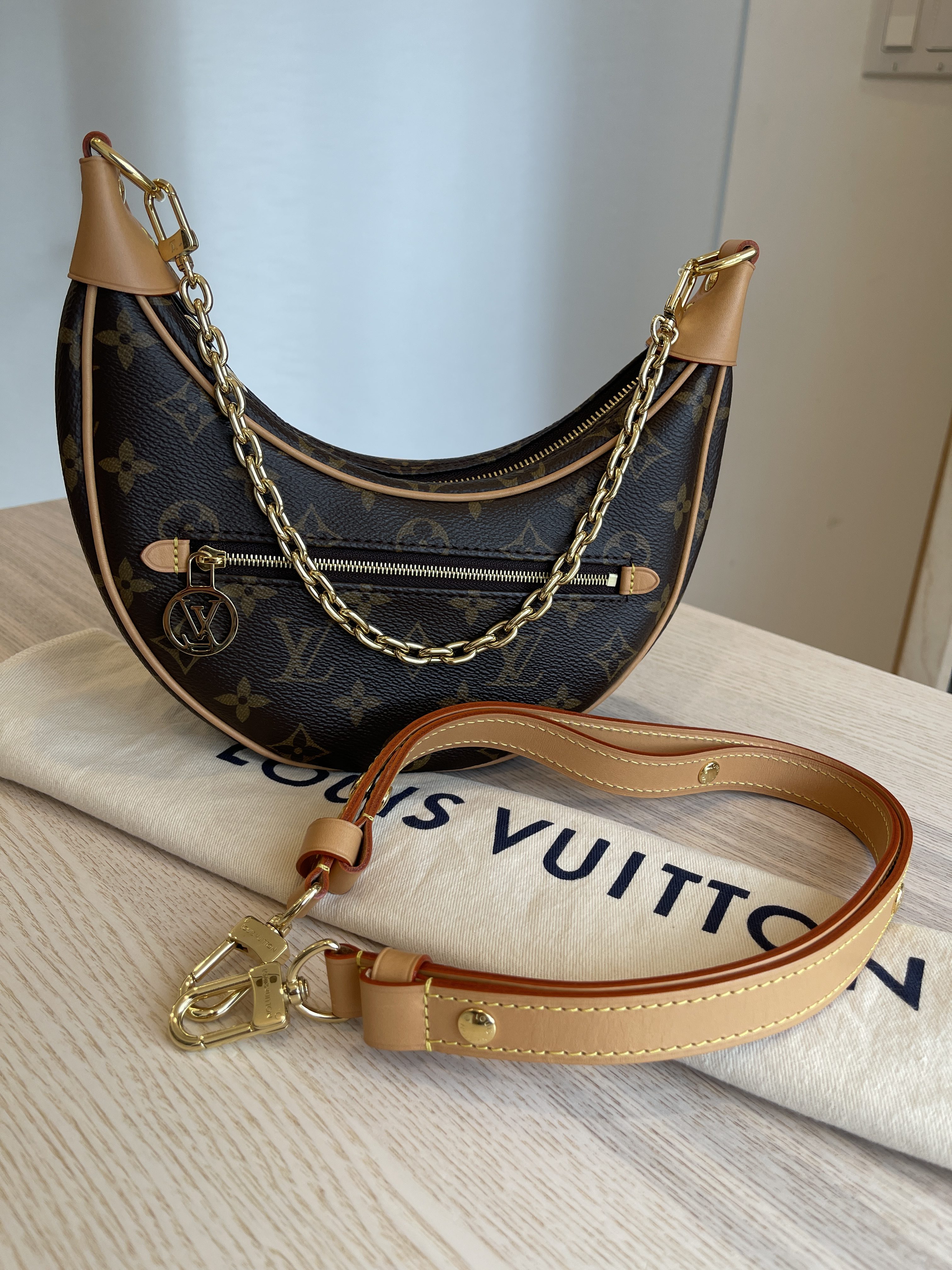 Louis Vuitton 2022 Monogram Loop Bag - Brown Shoulder Bags