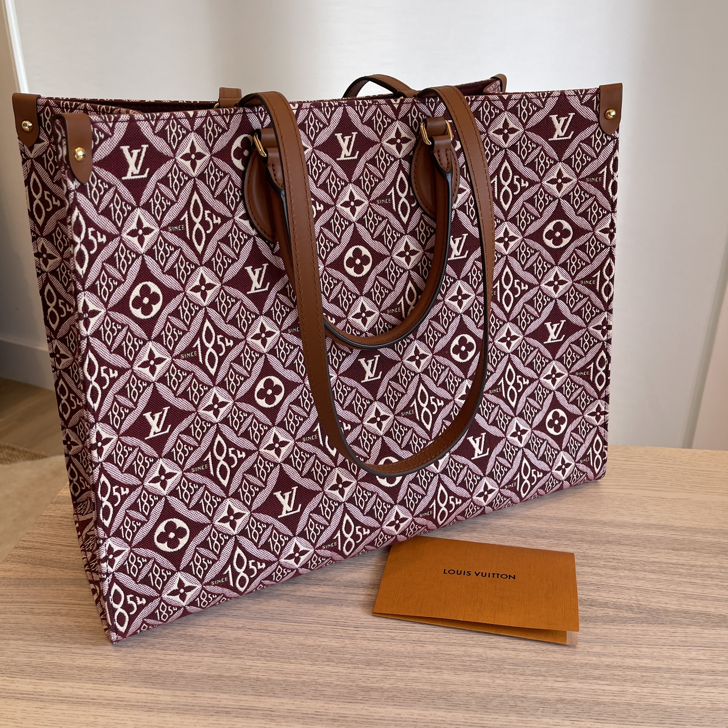 Louis Vuitton OnTheGo Tote Limited Edition Since 1854 Monogram Jacquard GM