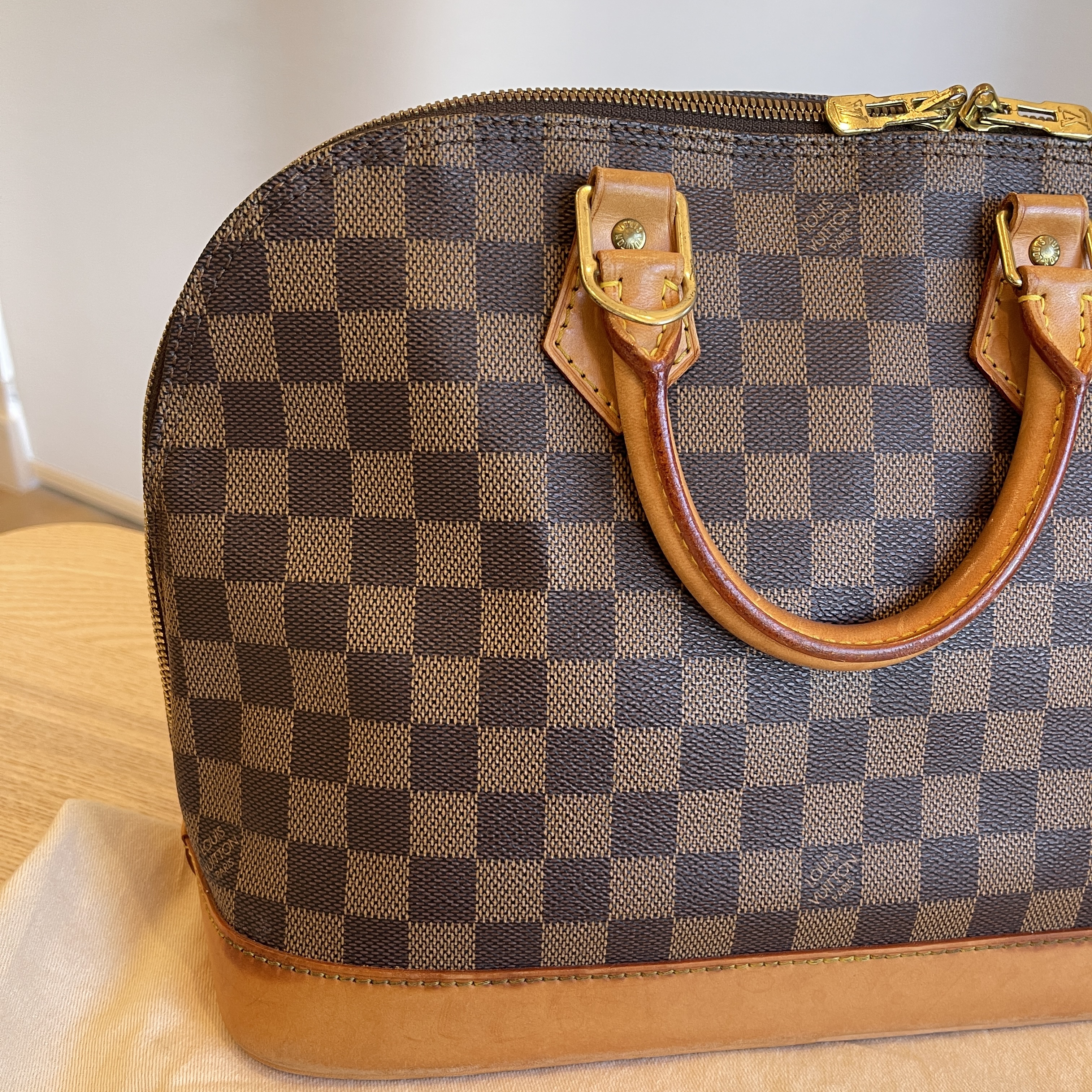 Louis Vuitton, Bags, Louis Vuitton Limited Edition Natural Vachetta Alma  Pm Bag