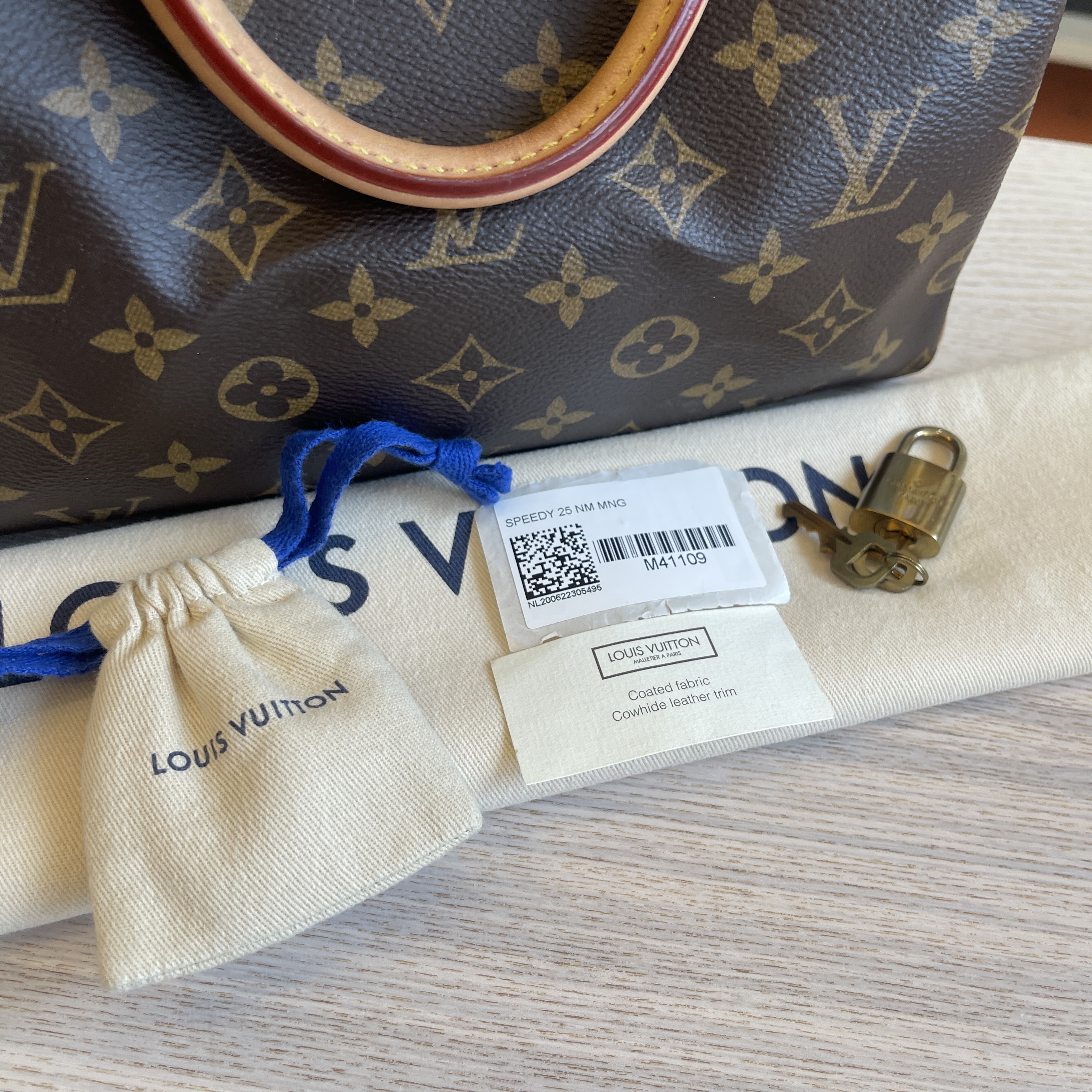 Buy Louis Vuitton Monogram Canvas Speedy 25 M41109 Purse