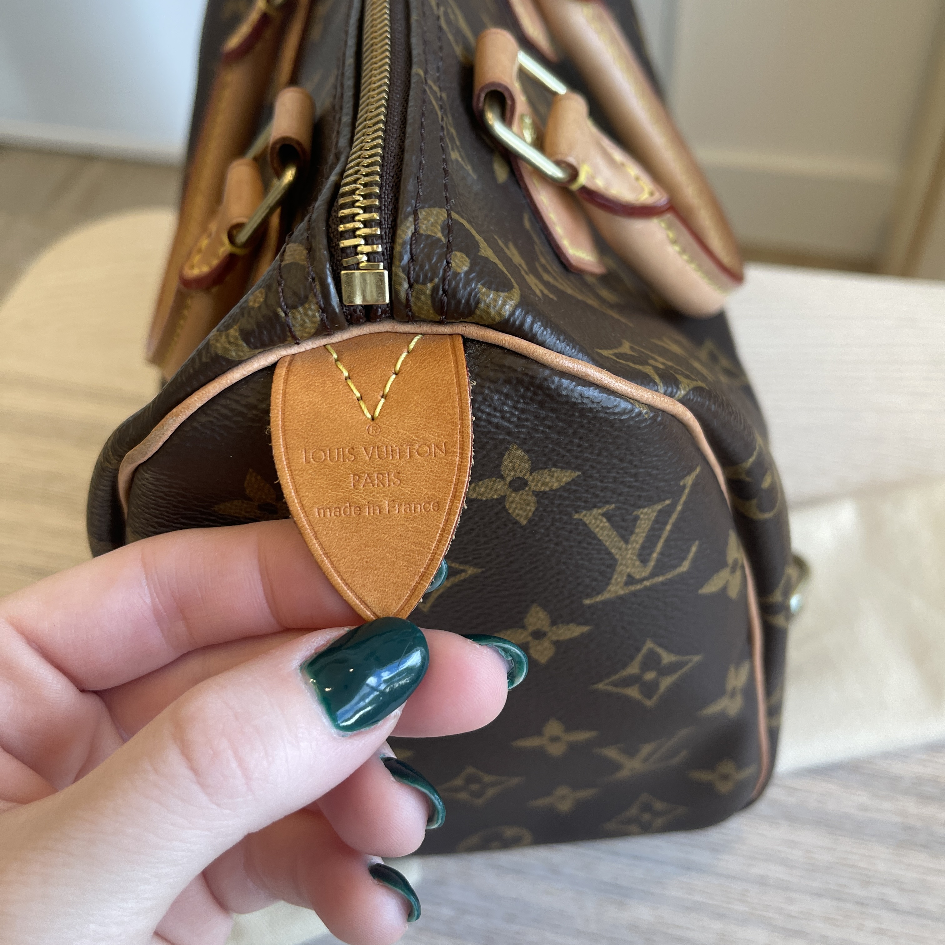 LOUIS VUITTON Monogram French Co Speedy 25