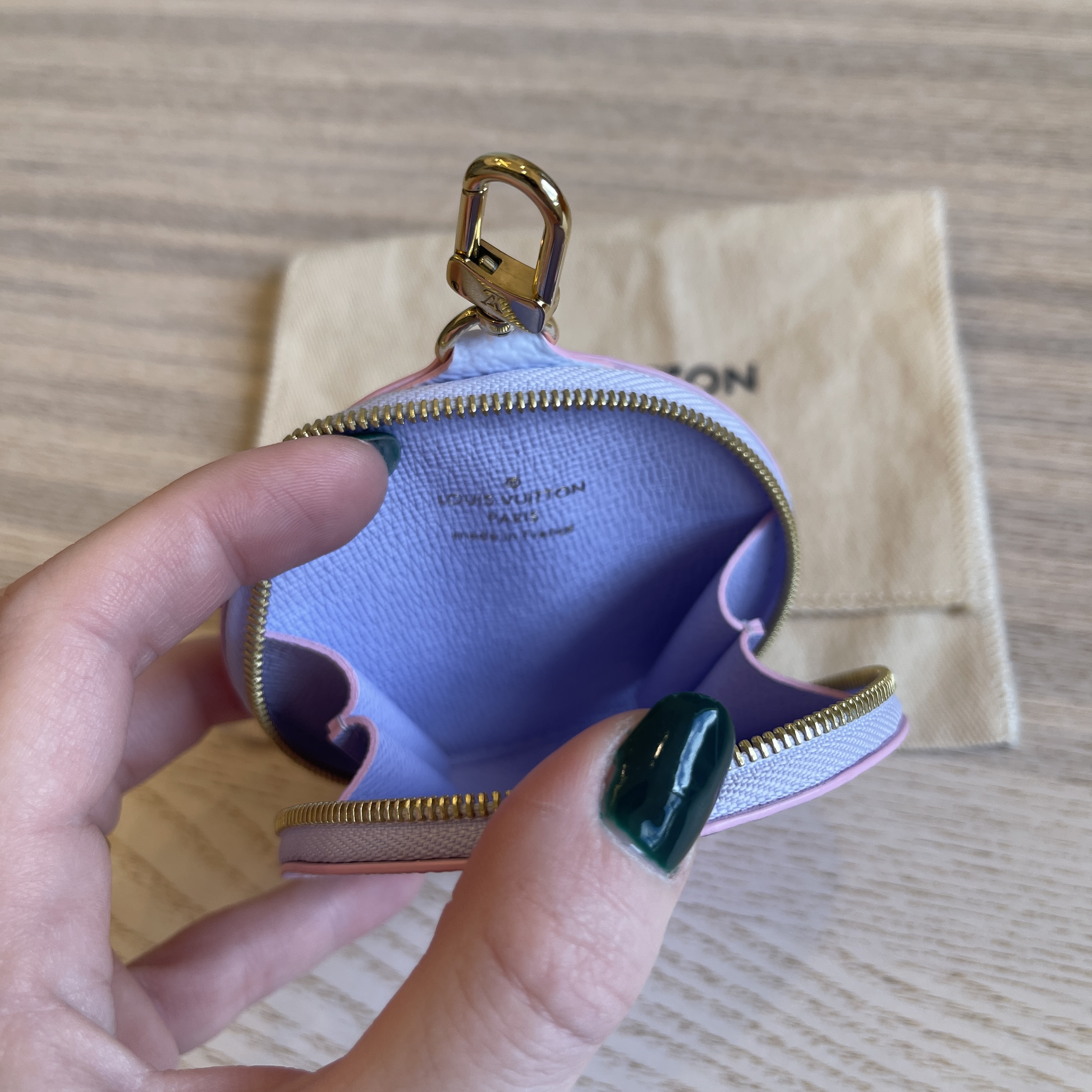 Louis Vuitton Vernis Leather Zippy Coin Purse Sunrise