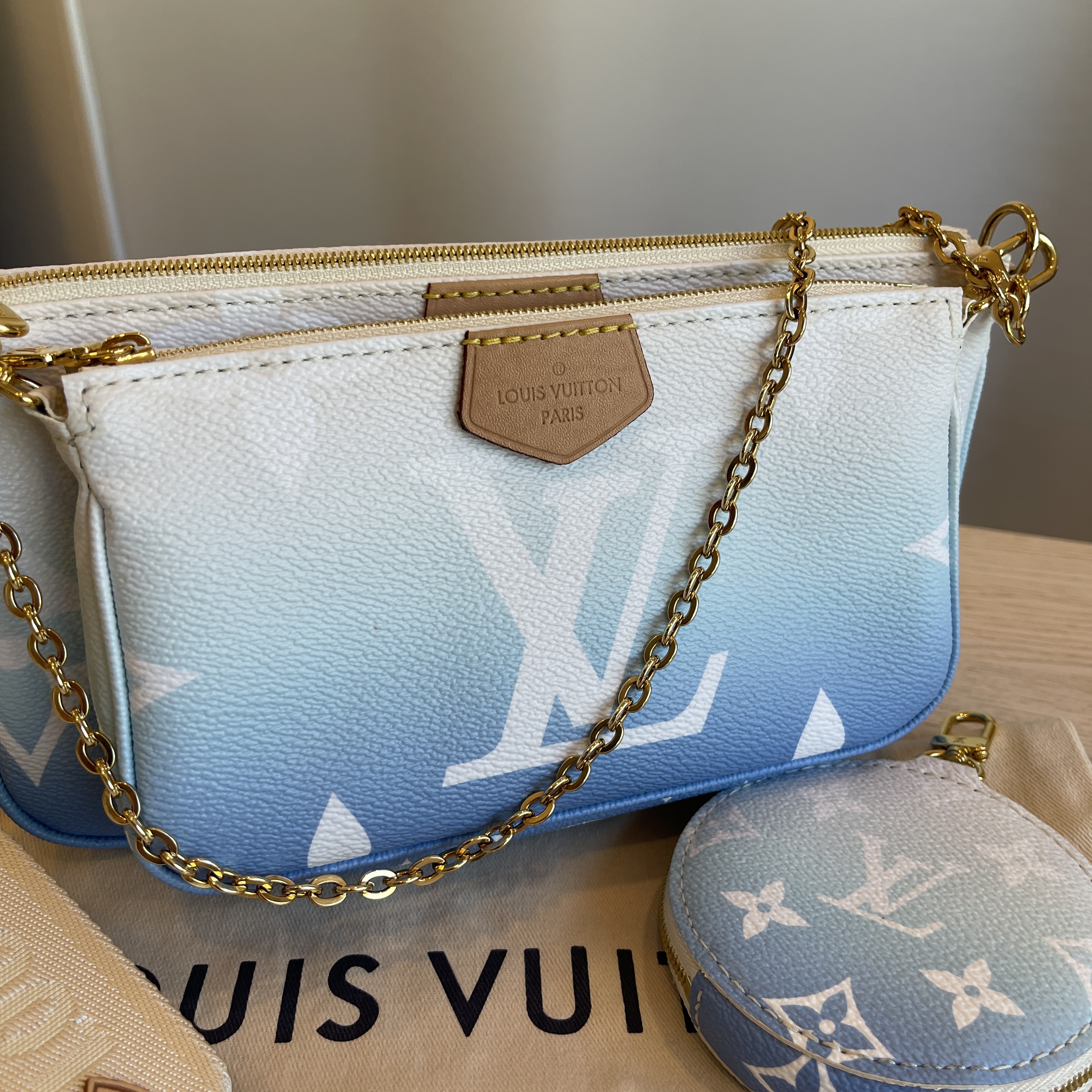 Louis Vuitton Blue Monogram Multi Pochette Accessoires Special Summer Ed By  The Pool at the best price