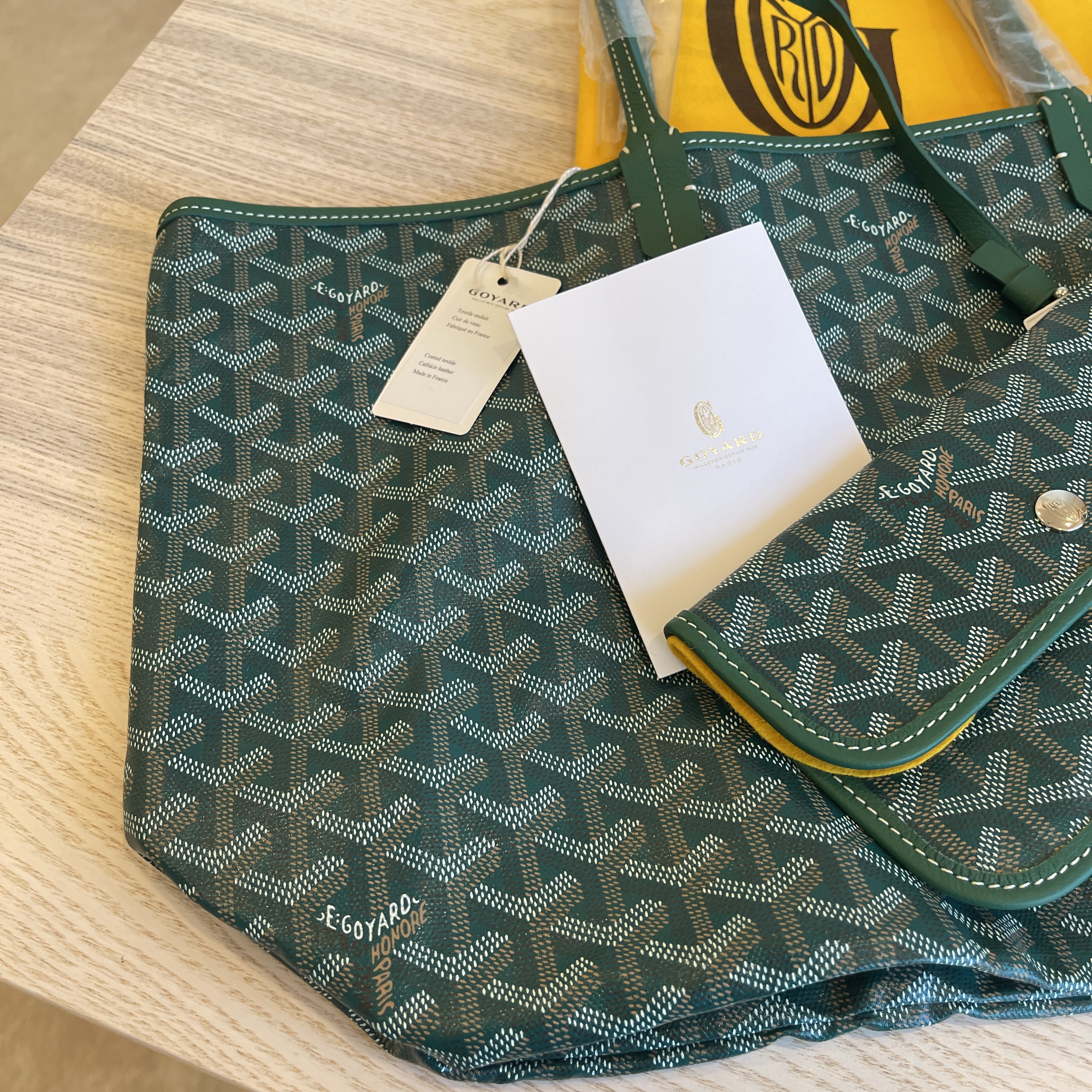 Goyard Green Saint Louis PM Tote Bag – MILNY PARLON