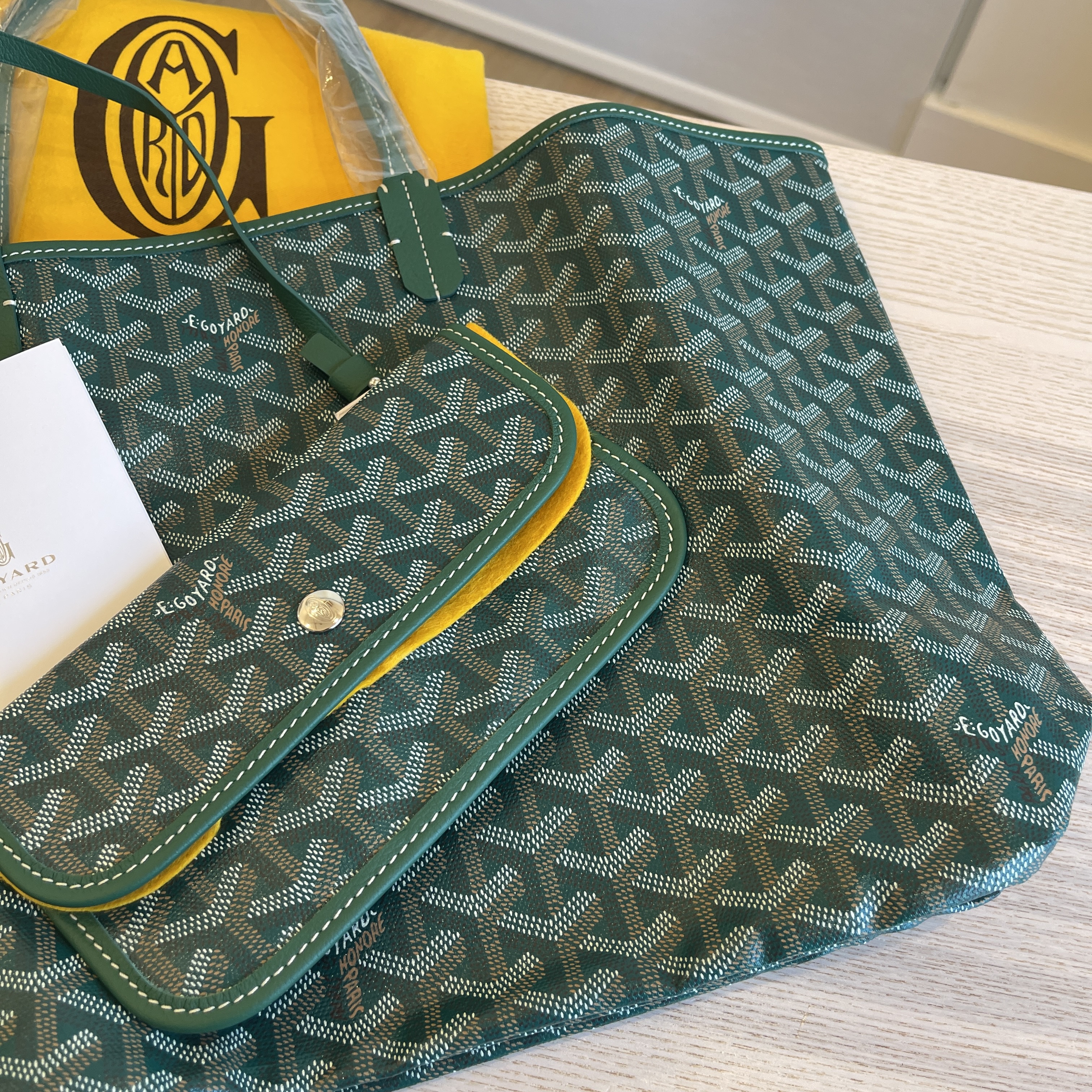 GOYARD Goyardine Saint Louis PM Green 1300177