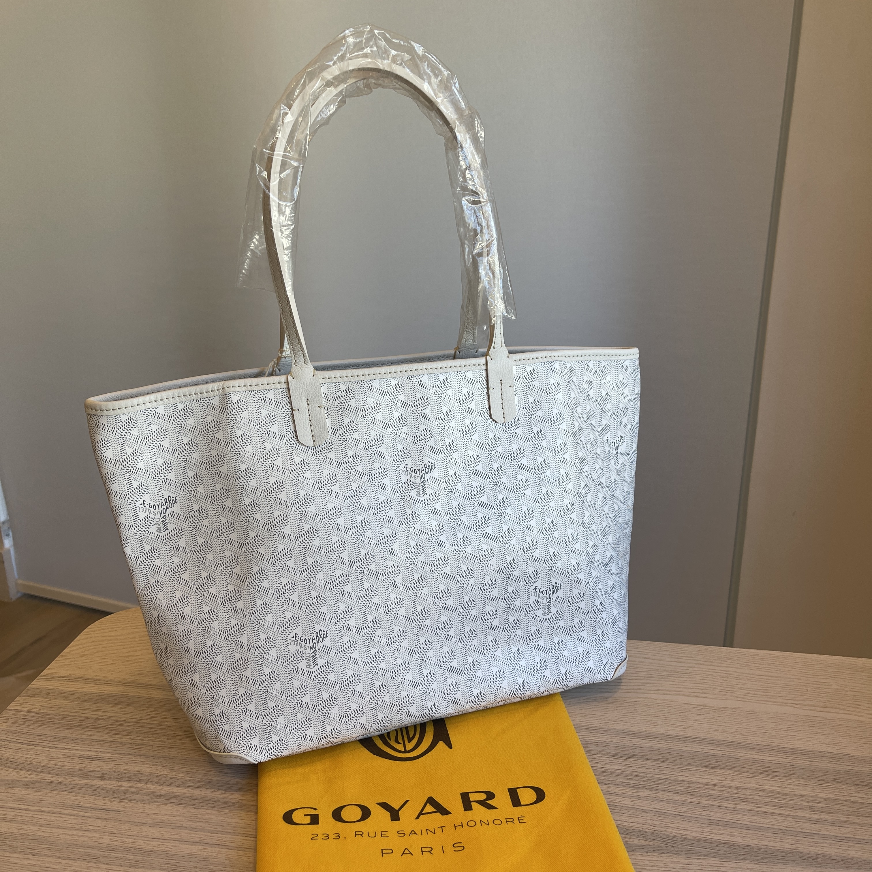 Goyard Artois Tote PM White for Women