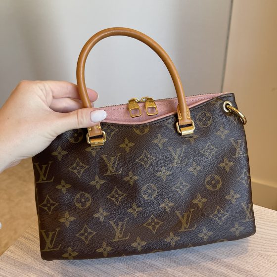 Louis Vuitton Monogram Canvas Pallas BB M40464 Rose Ballerine