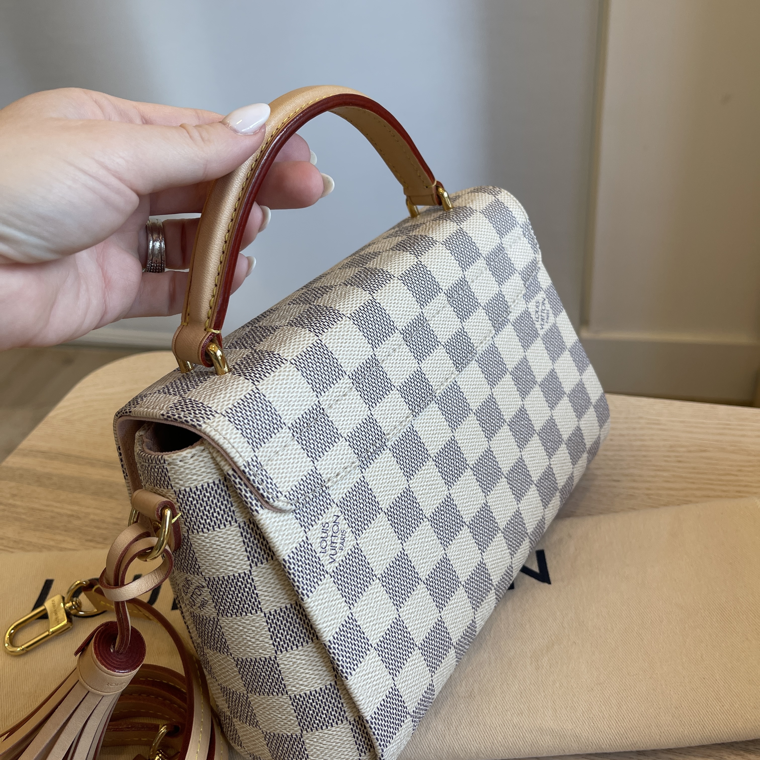 Louis Vuitton CROISETTE Damier AZUR