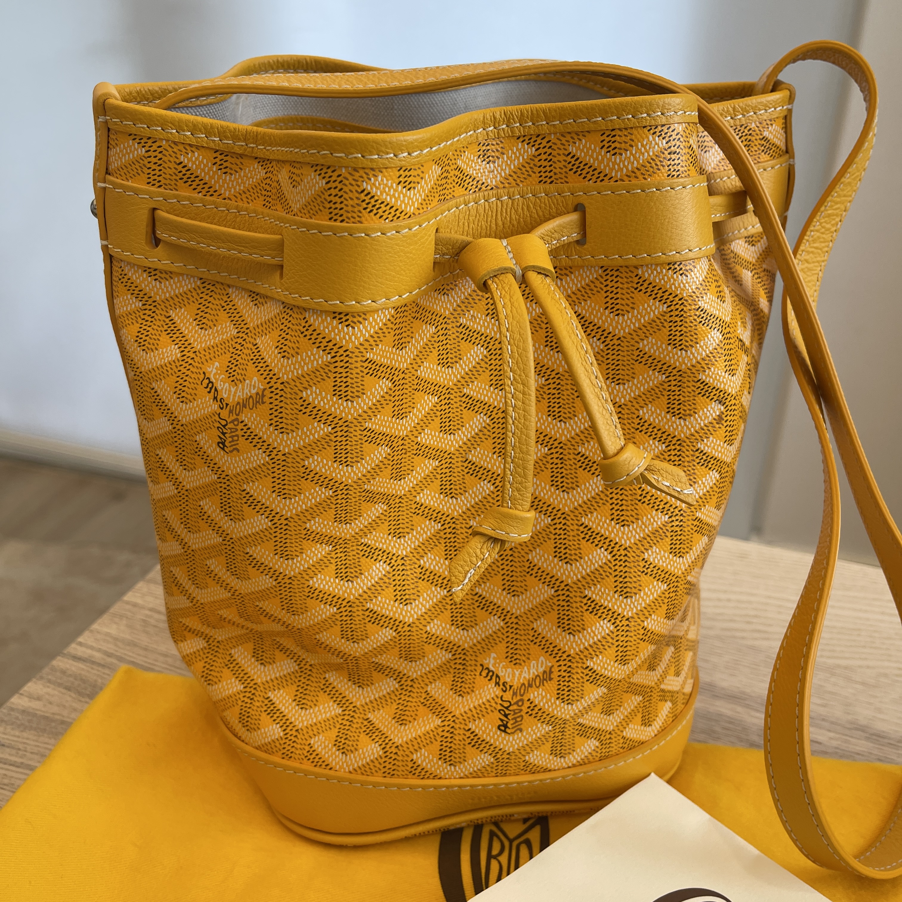 Goyard, Bags, New Goyard Goyardine Petit Flot Bucket Bag