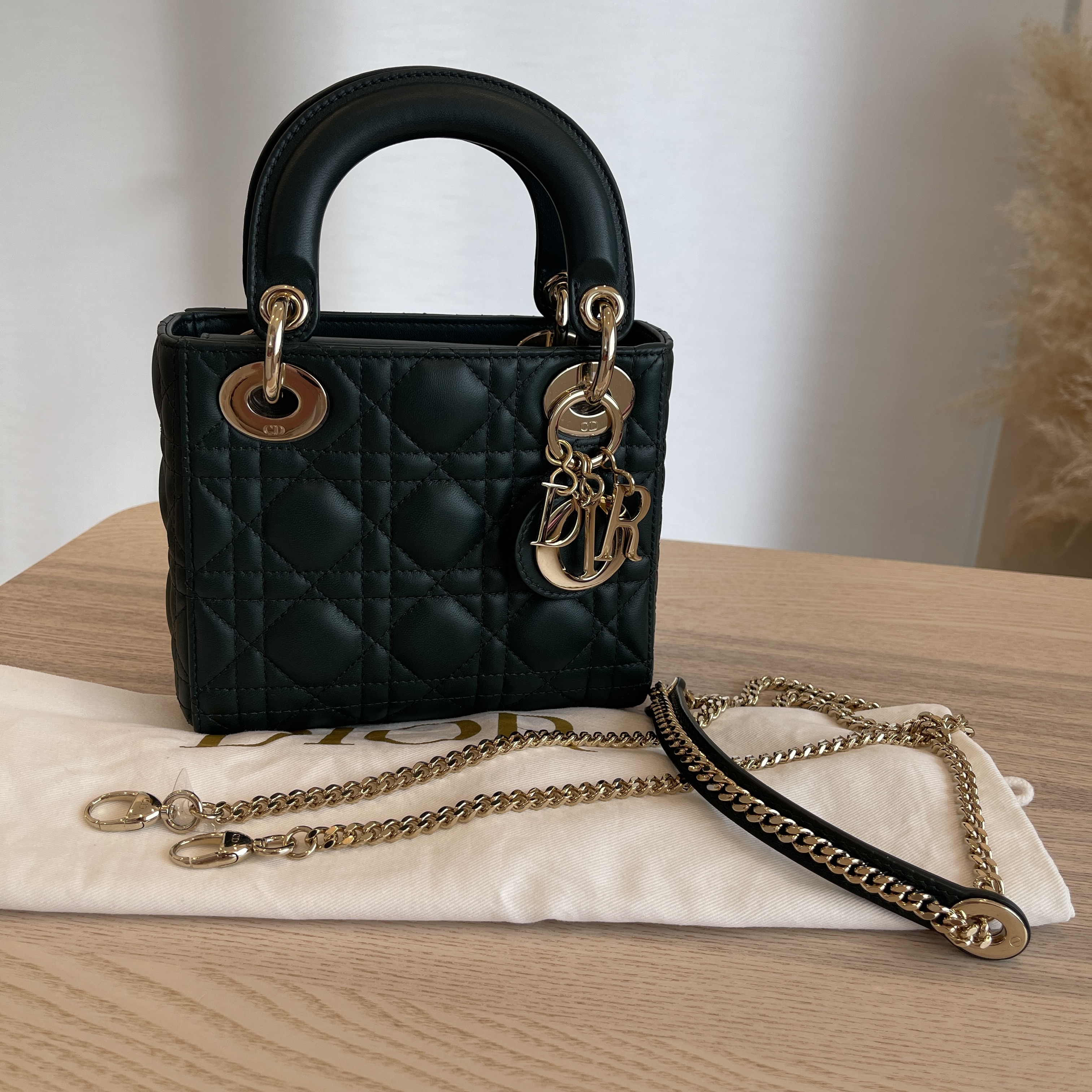 Dior Mini Lady Dior Lambskin Bag