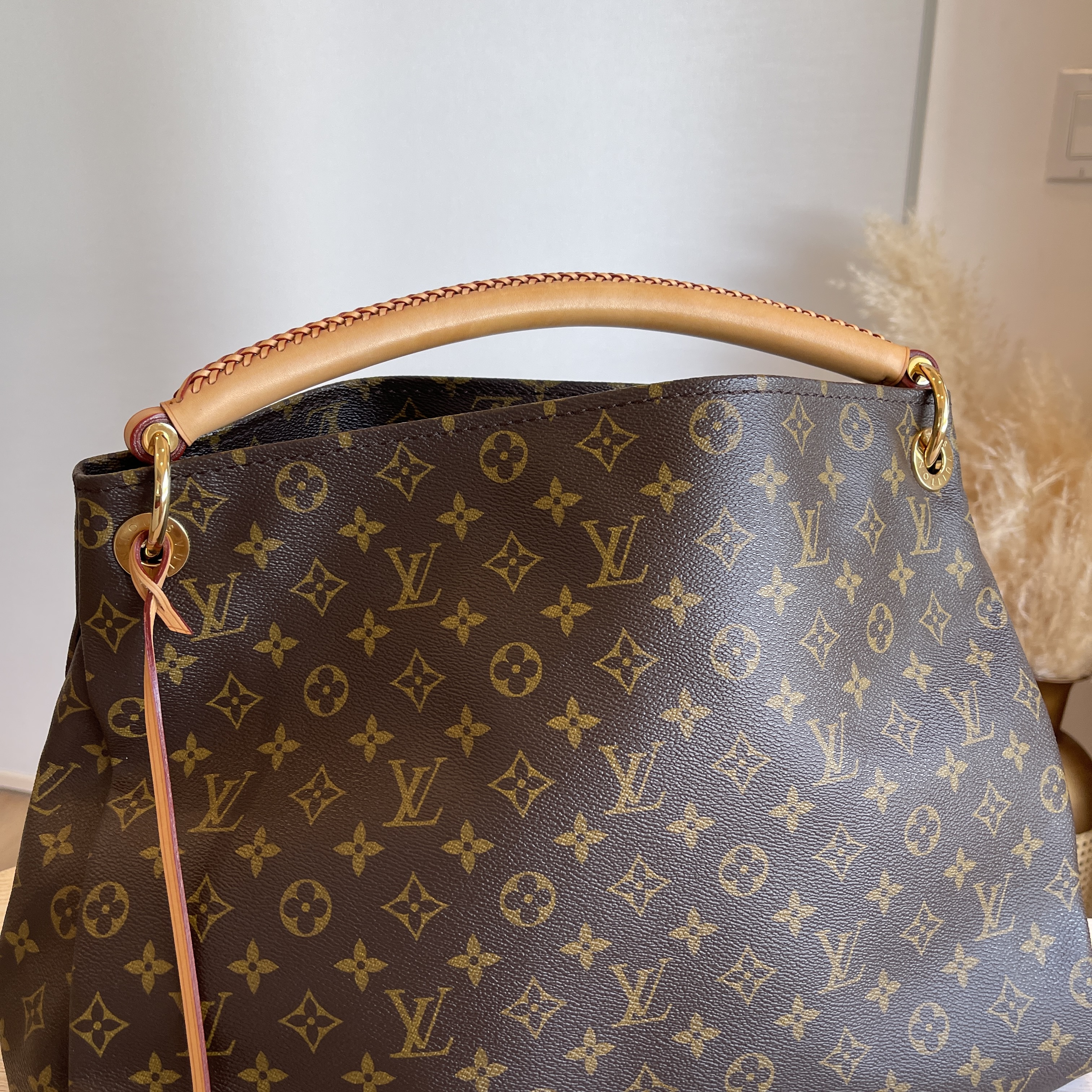 LOUIS VUITTON Handbag M40249 Artsy MM Monogram canvas Brown Women Used –