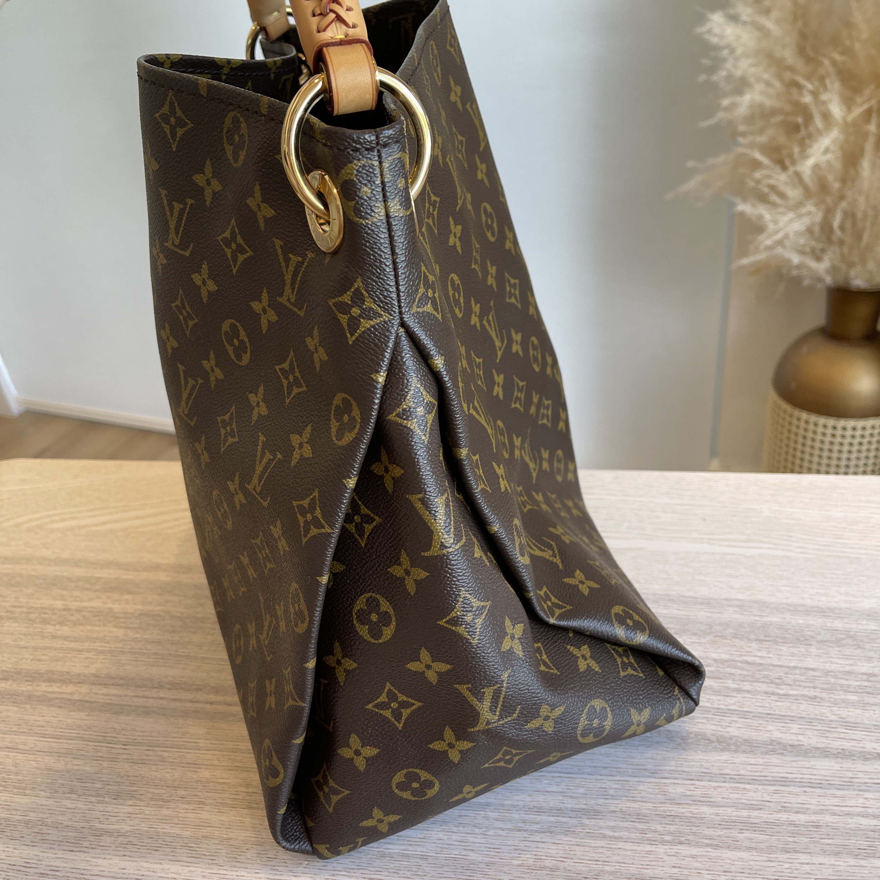 LOUIS VUITTON Handbag M40249 Artsy MM Monogram canvas Brown Women Used –