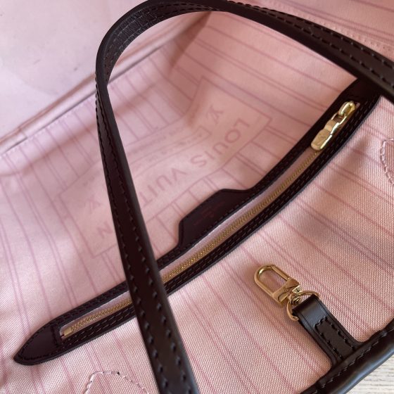 Louis vuitton neverfull rose ballerine deals