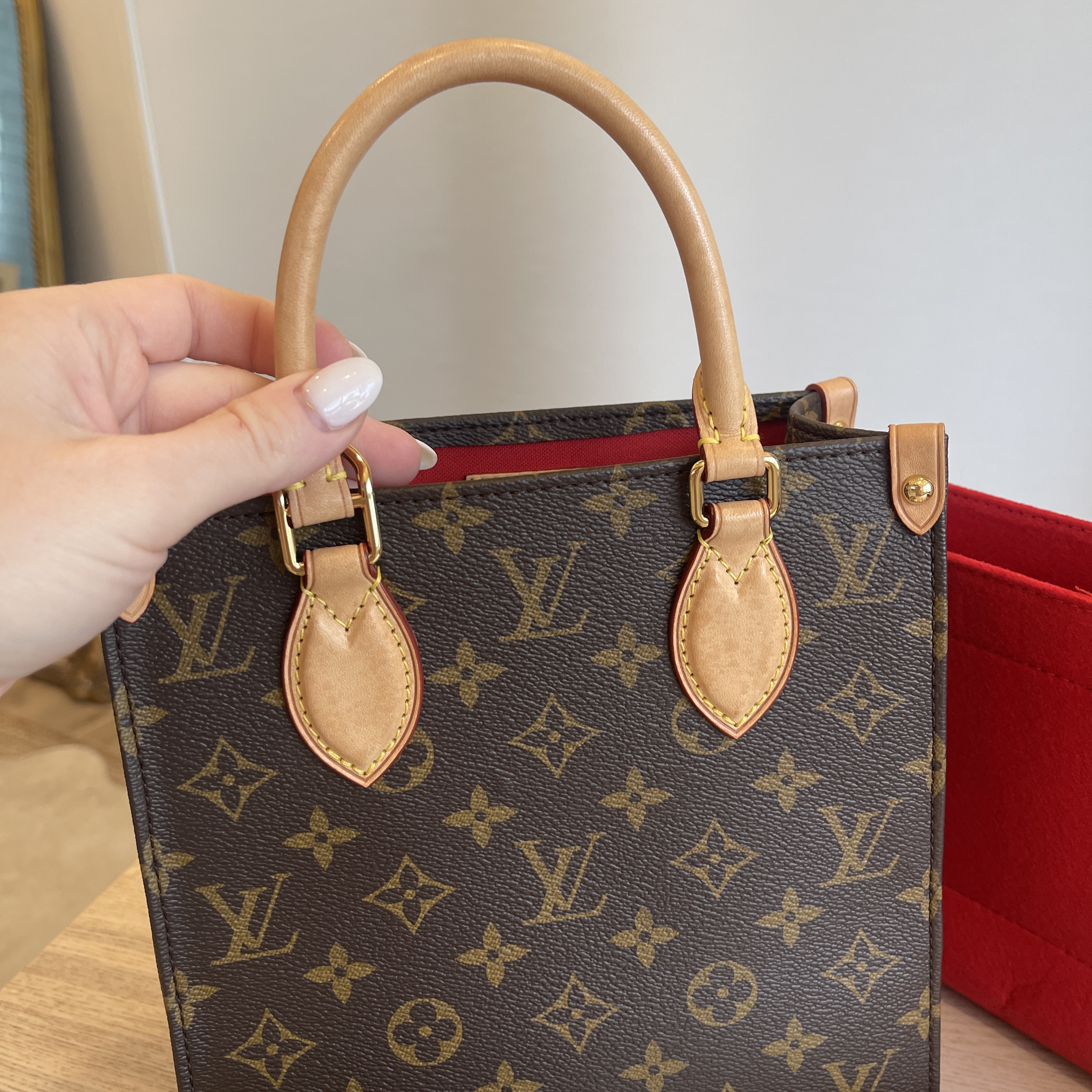 Louis Vuitton Monogram Sac Plat BB w/ Strap - Brown Handle Bags, Handbags -  LOU717976