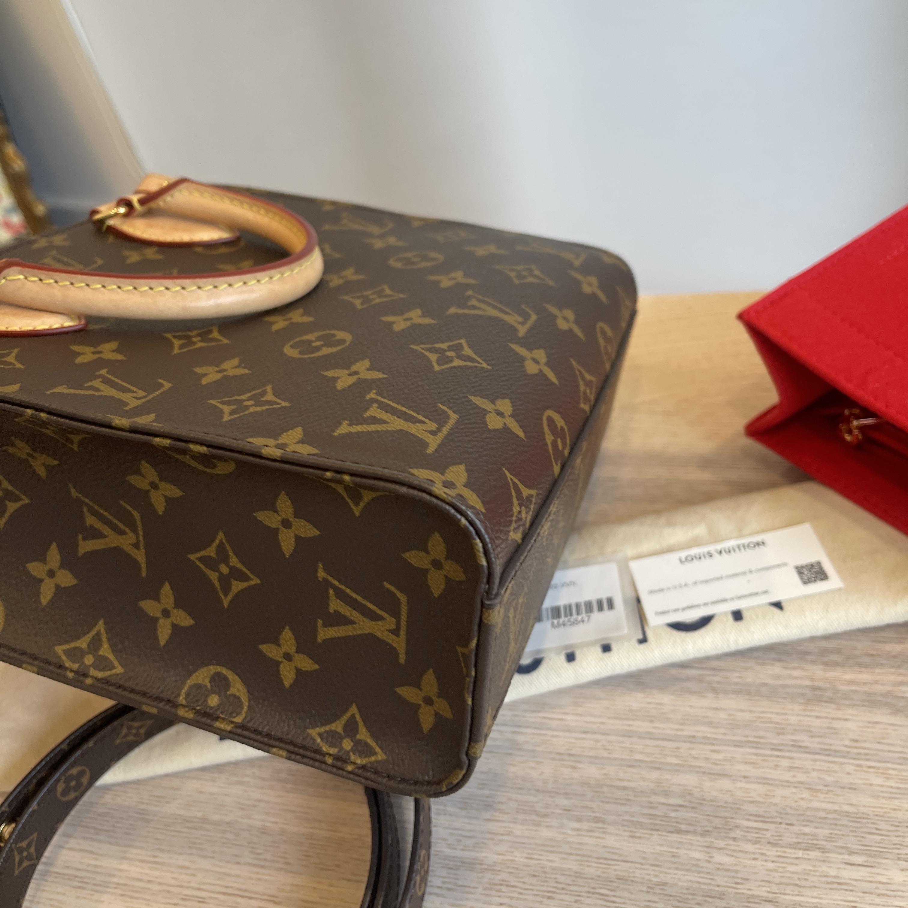 LOUIS VUITTON Monogram Sac Plat BB 1214083