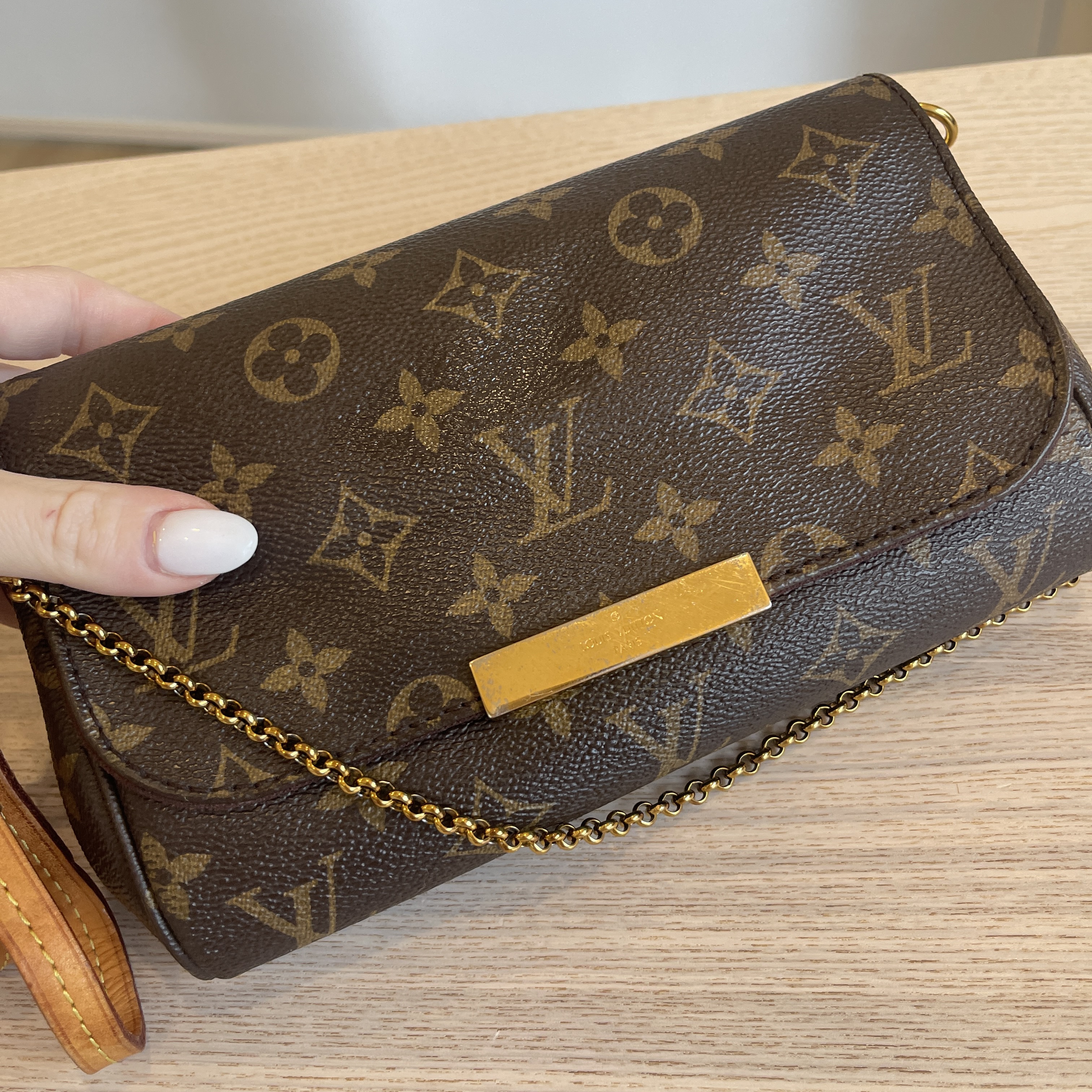 Louis Vuitton Favorite PM Monogram Canvas GHW